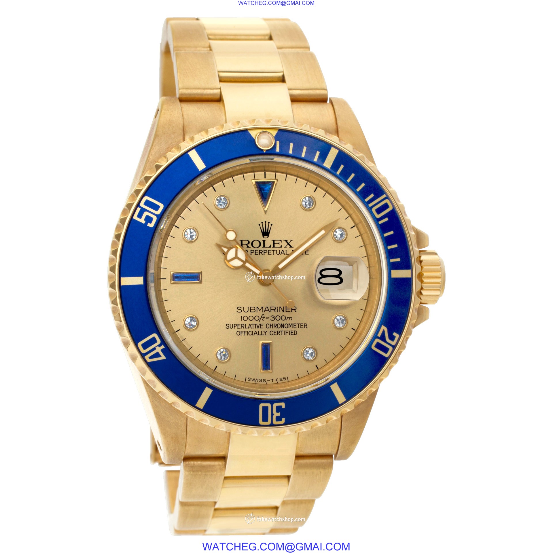 Rolex 16808 Submariner Automatic Male 18k yellow gold 4