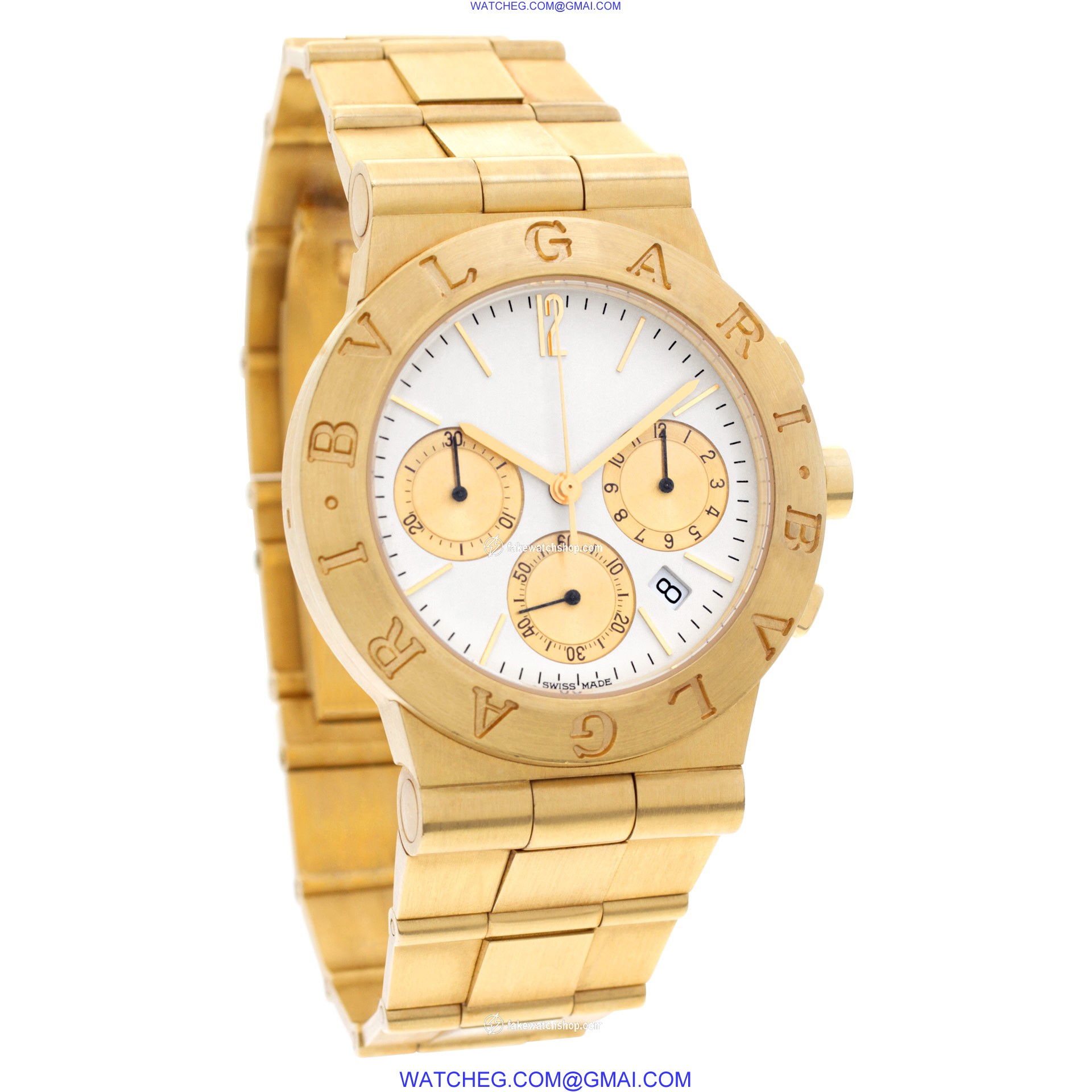 Bvlgari ch 35 g Bvlgari Quartz Male 18k yellow gold 4