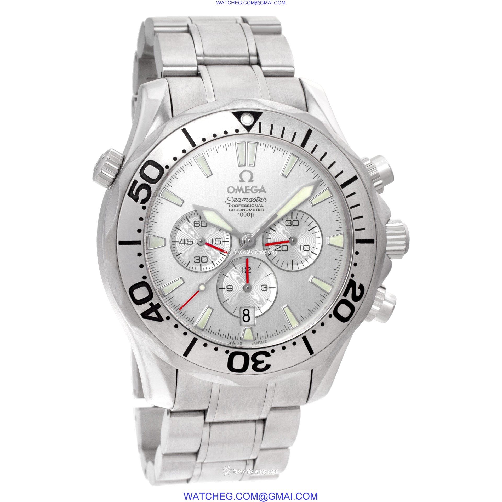 Omega 25893000 Seamaster Automatic Male Stainless Steel 4