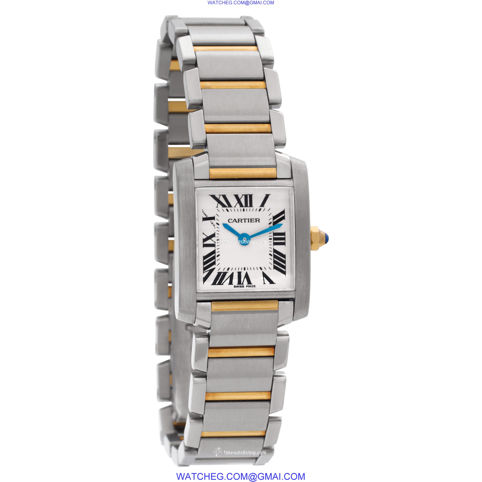 Cartier W51007Q4 Tank Francaise Quartz Female Stainless Steel 4