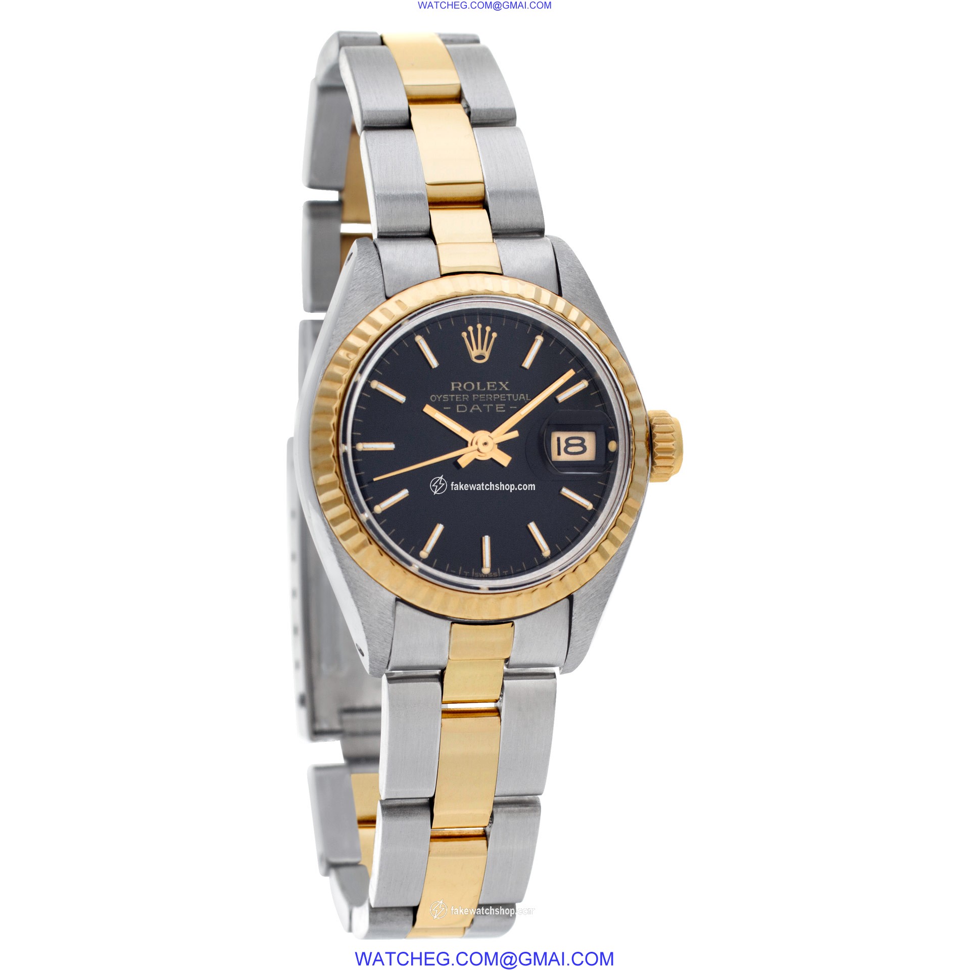 Rolex 6917 Date Automatic Female 18k gold & Stainless Steel 4