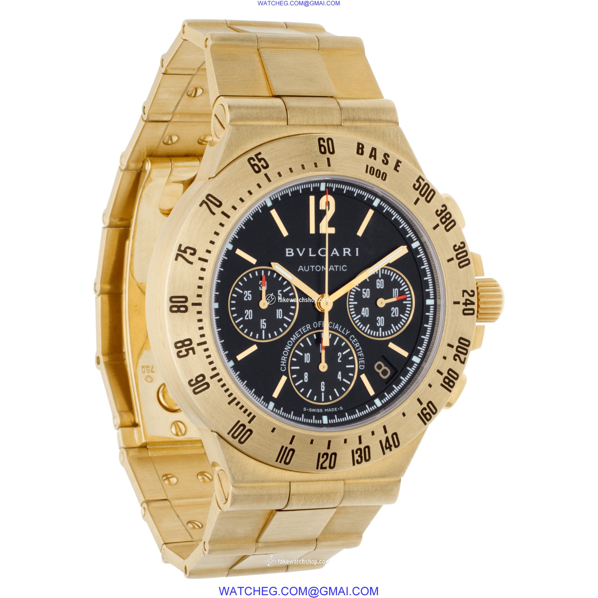 Bvlgari CH40GTA Aqua Terra Automatic Male 18k yellow gold 4
