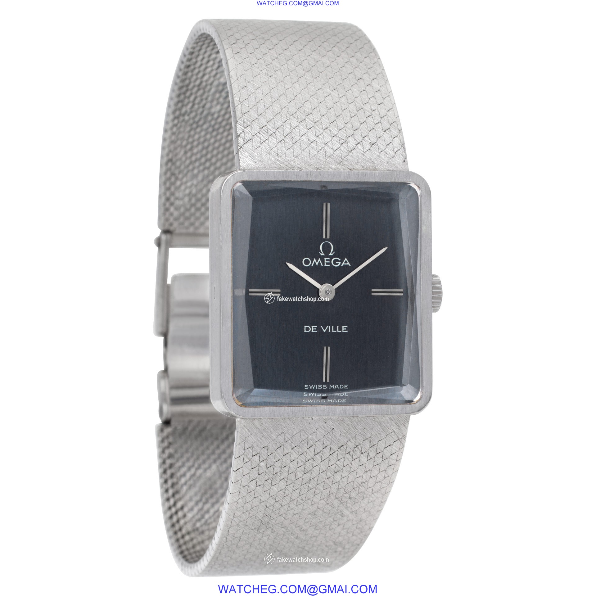 Omega 8196 De Ville Manual Unisex White Gold 4