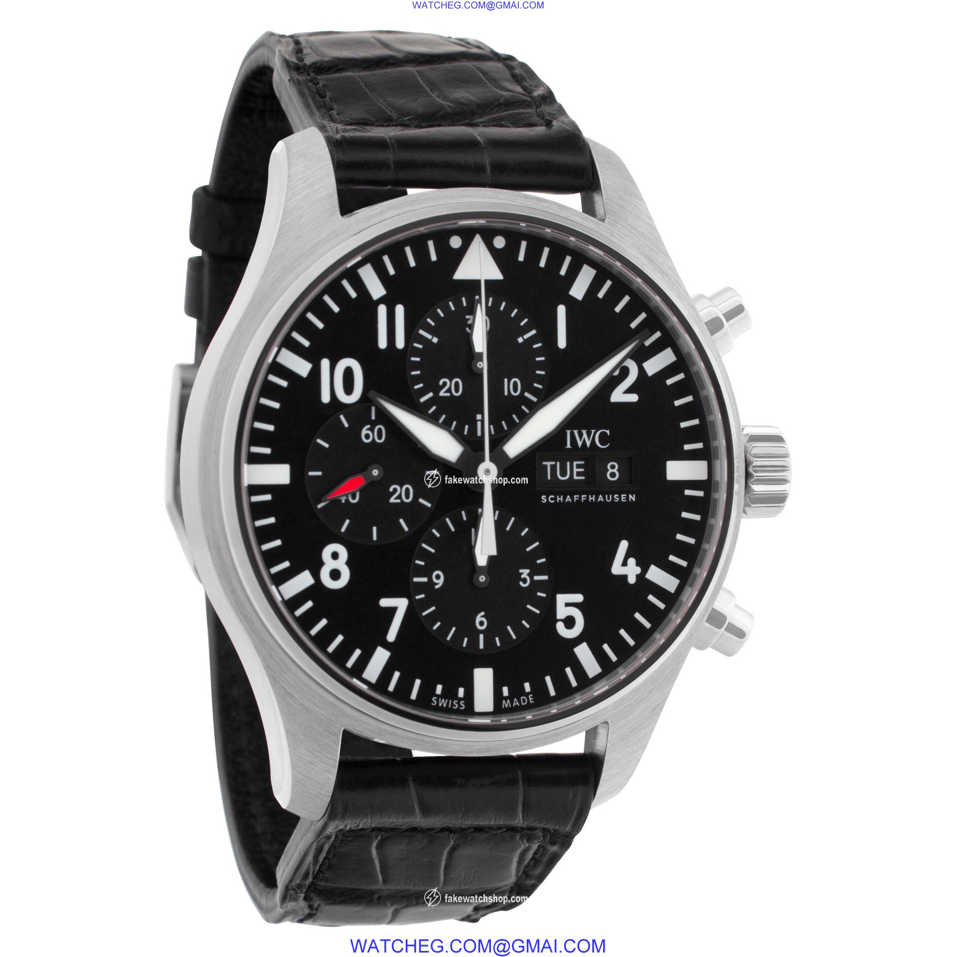 IWC iw377709 Pilots Chronograph Automatic Male Stainless Steel 4