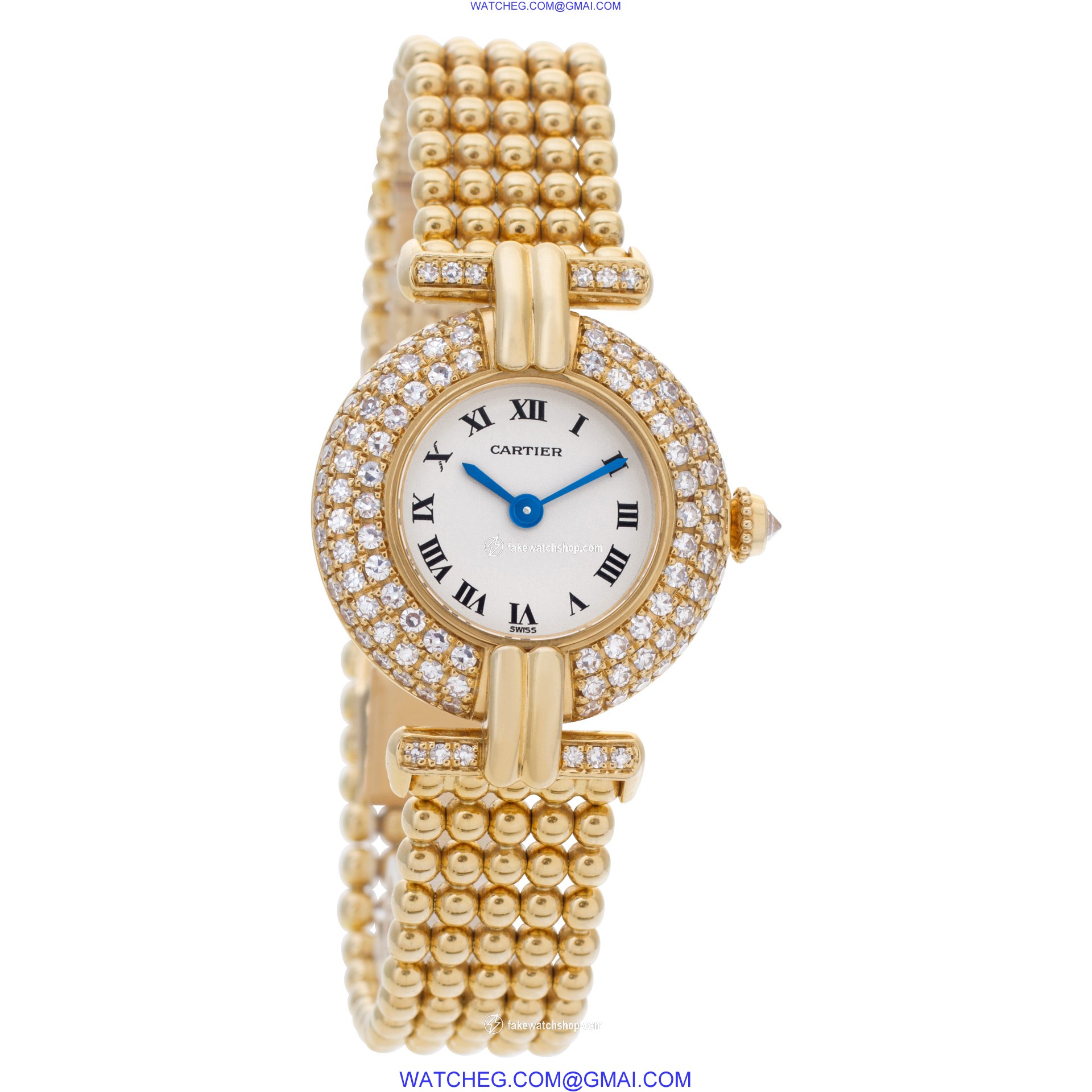 Cartier 1980 Colisee Quartz Female 18k yellow gold 4