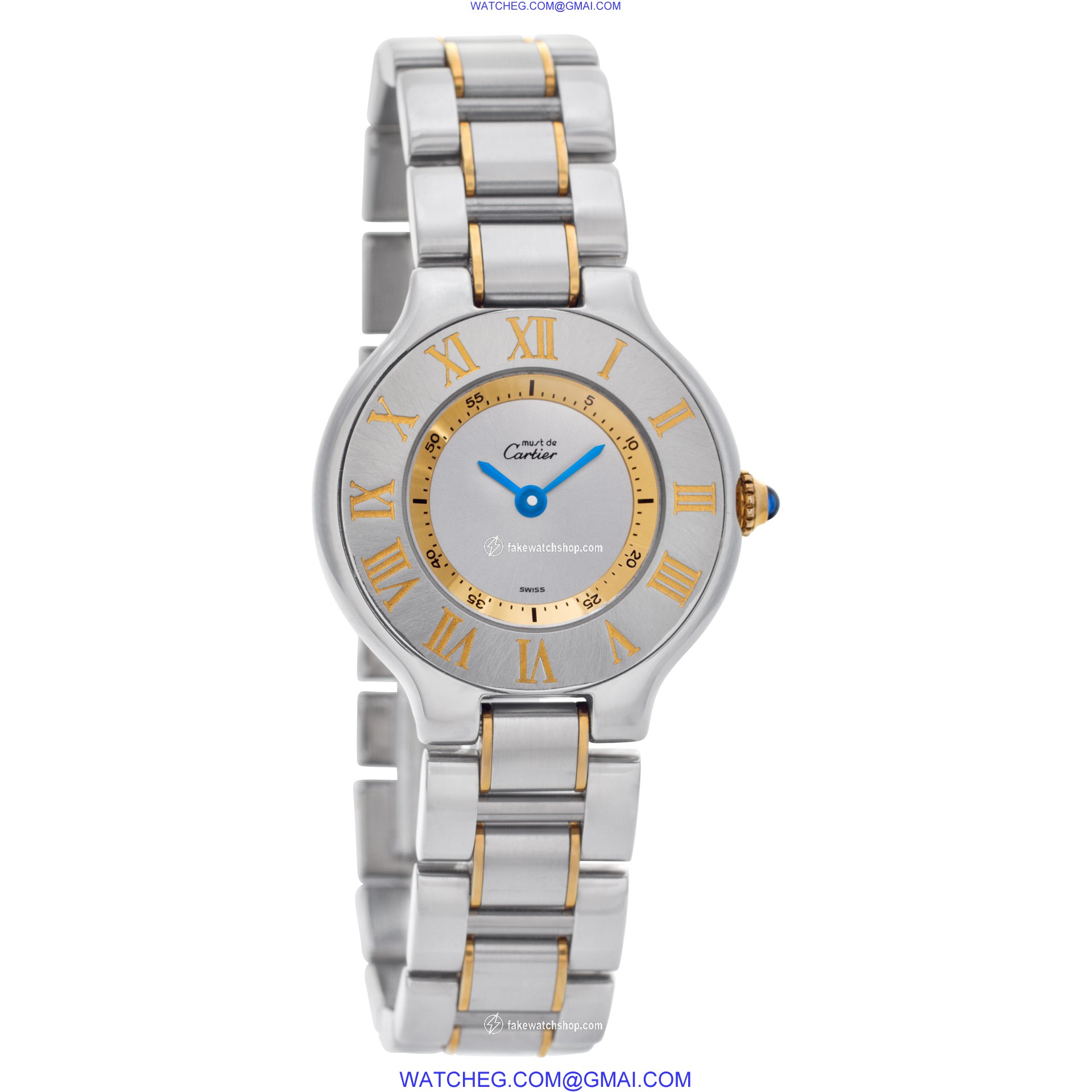 Cartier 1340 Must de Quartz Male Stainless Steel 4
