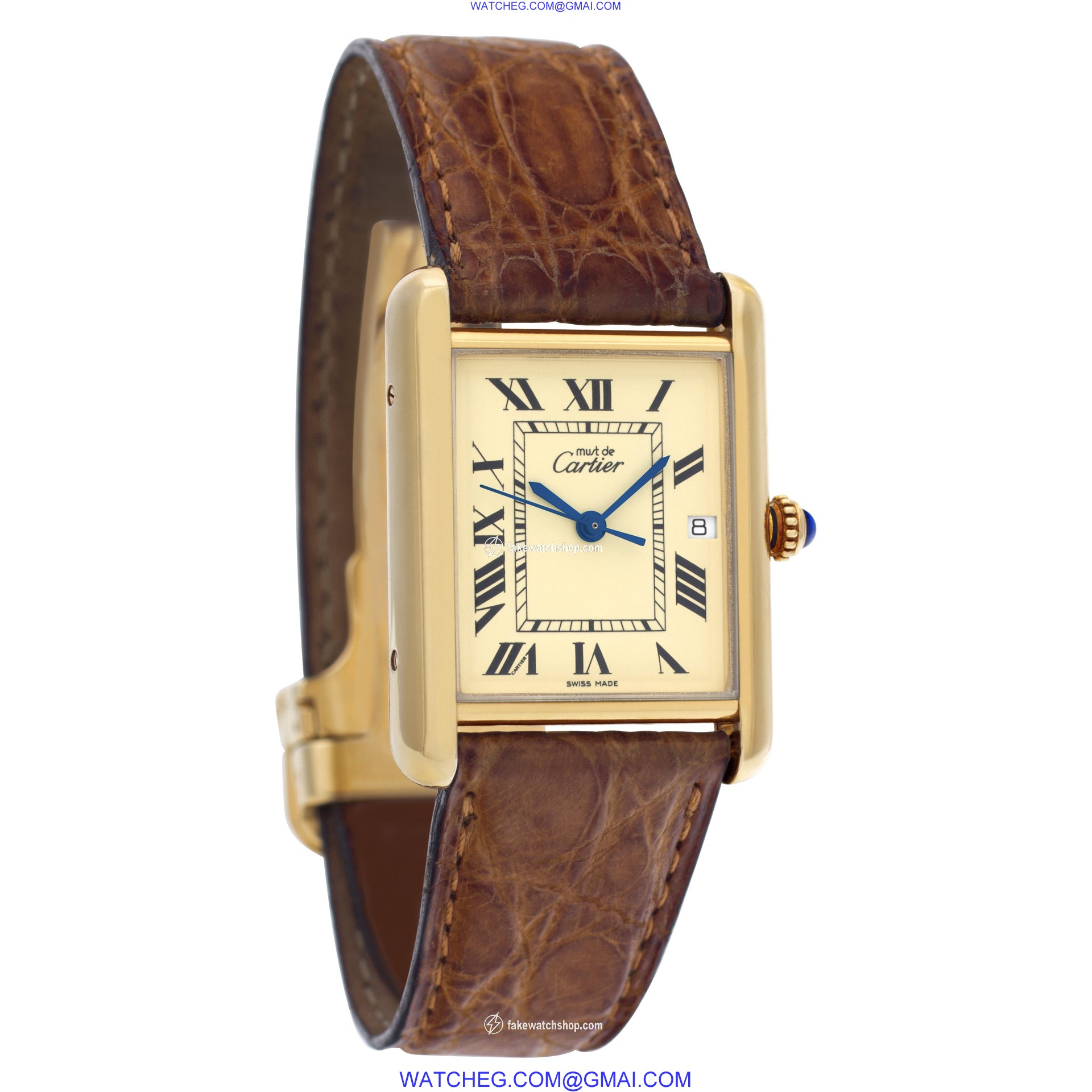 Cartier Cartier 1619 Tank Vermeil Quartz Unisex Vermeil 4