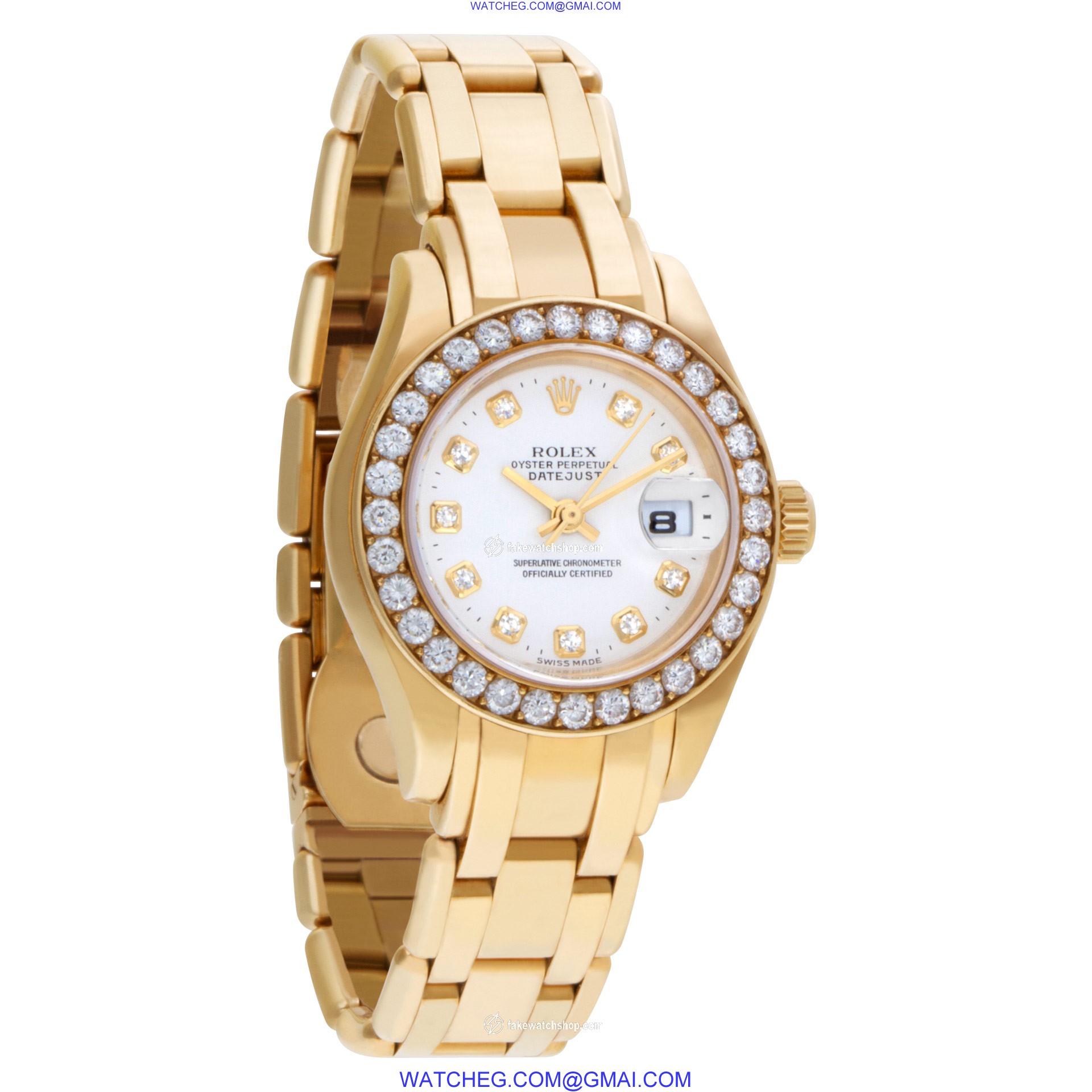 Rolex 80298 Pearlmaster Automatic Female 18k yellow gold 4