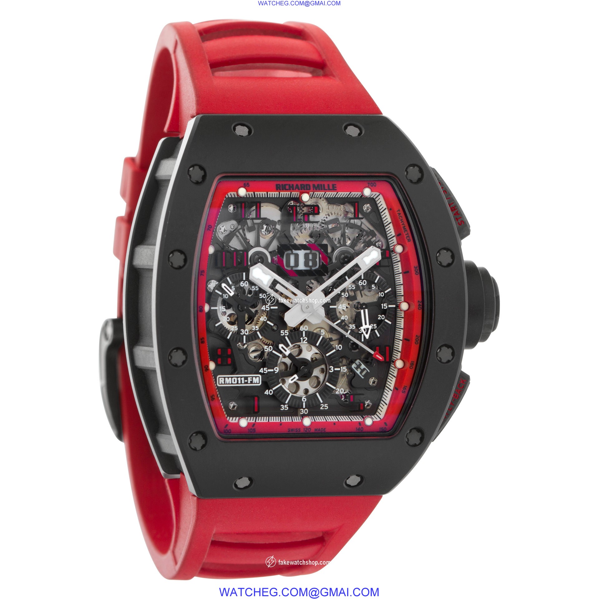 Richard Mille RM 011 CA-TZP/5985 RM 011 Automatic Male Titanium 4