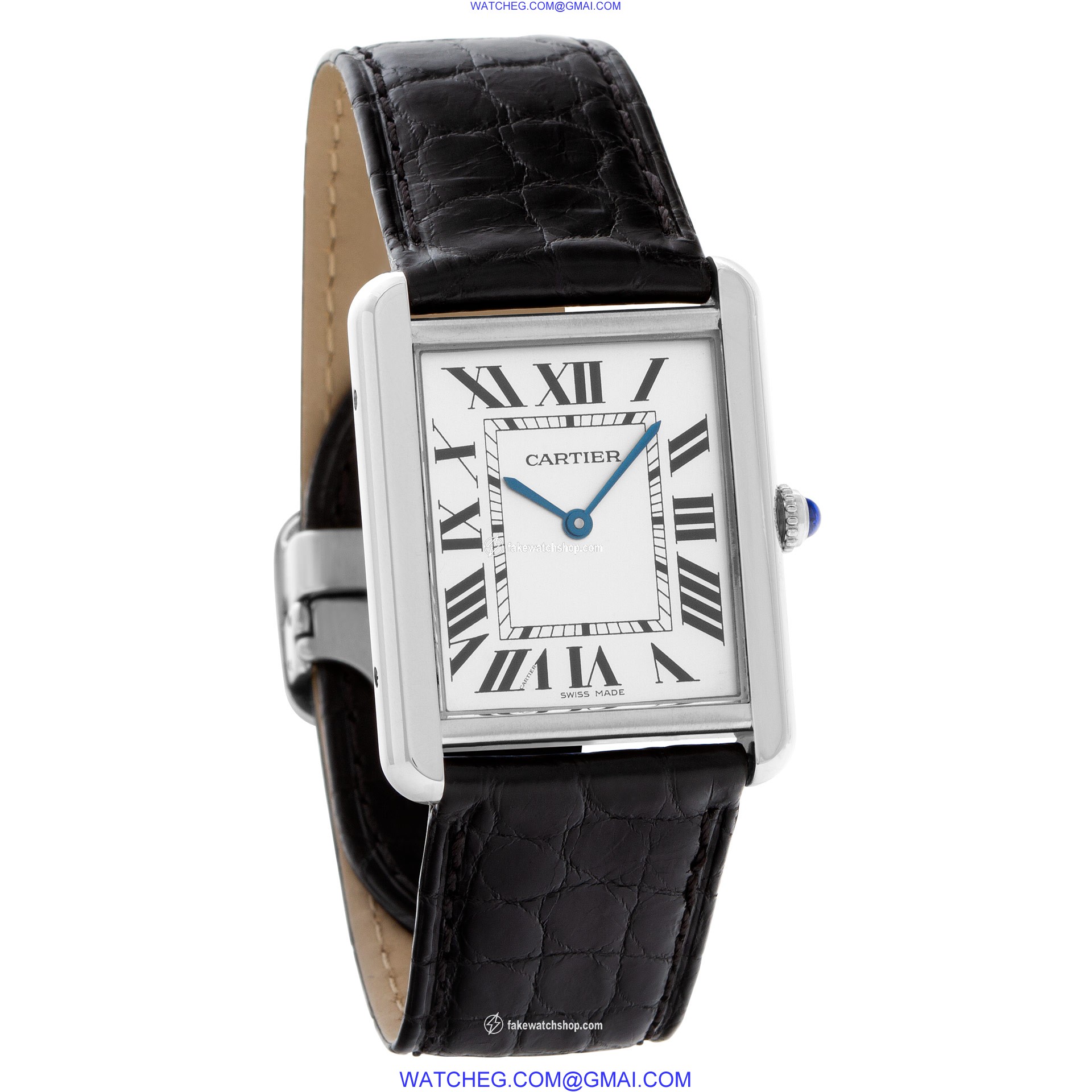 Cartier WSTA0028 Tank Quartz Female Stainless Steel 4