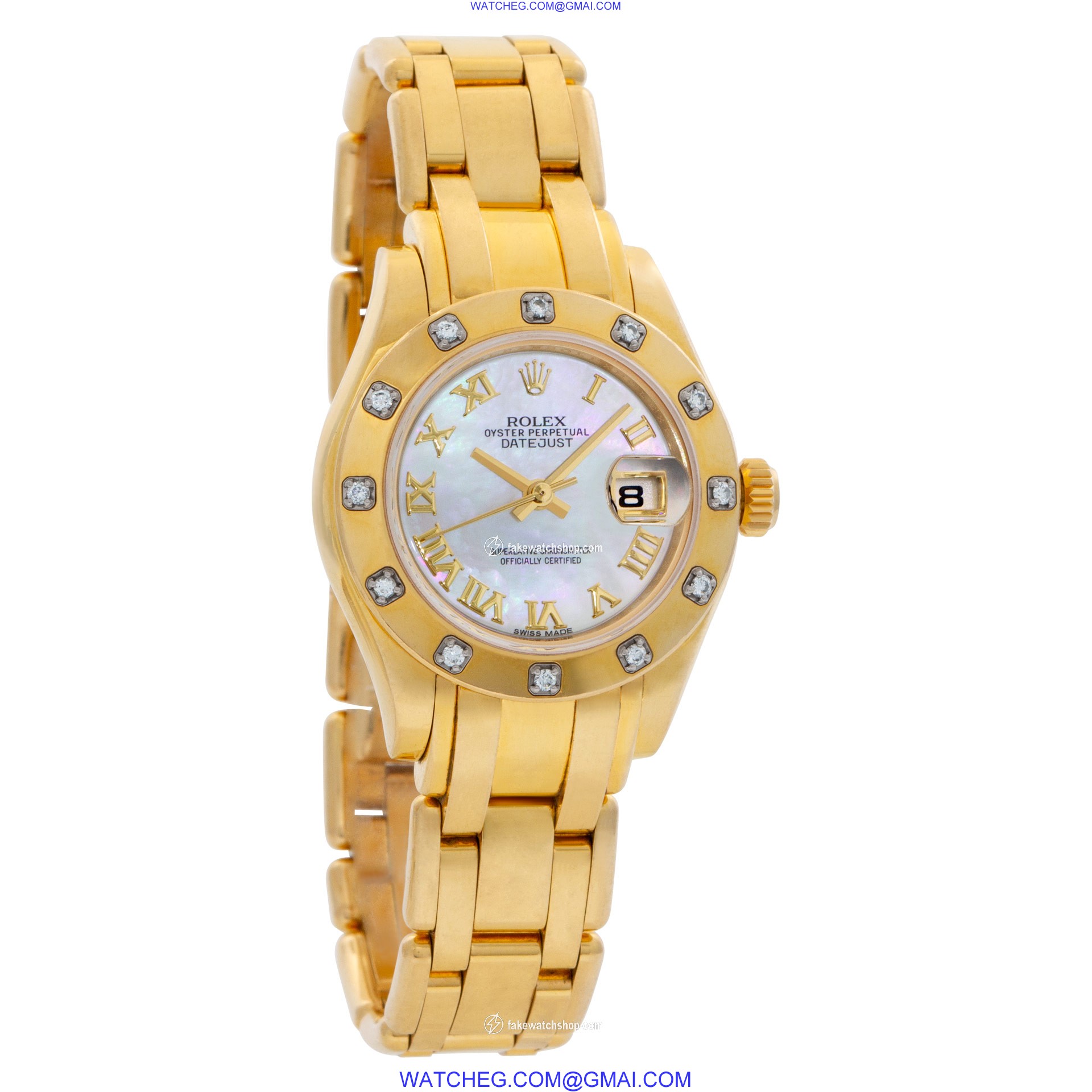 Rolex 80318 Pearlmaster Automatic Female 18k yellow gold 4