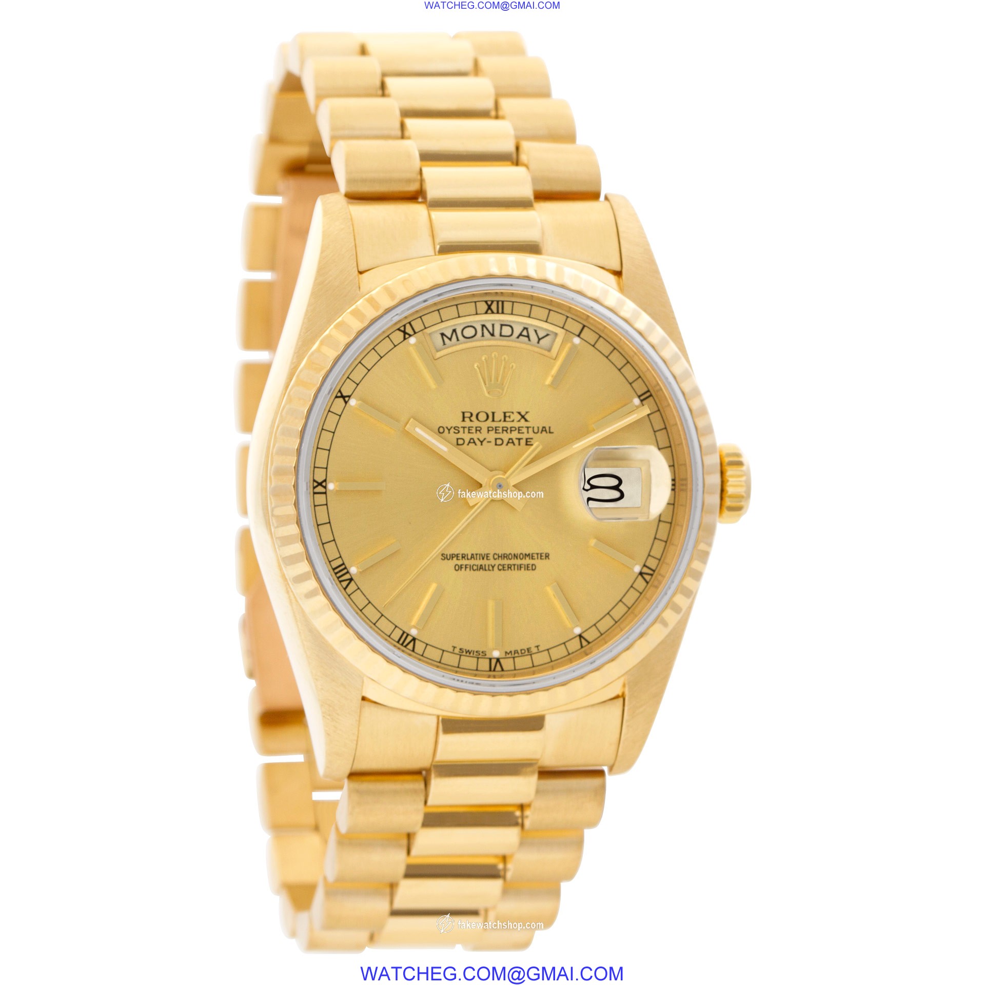 Rolex 18238 Day-Date Automatic Male 18k yellow gold 4