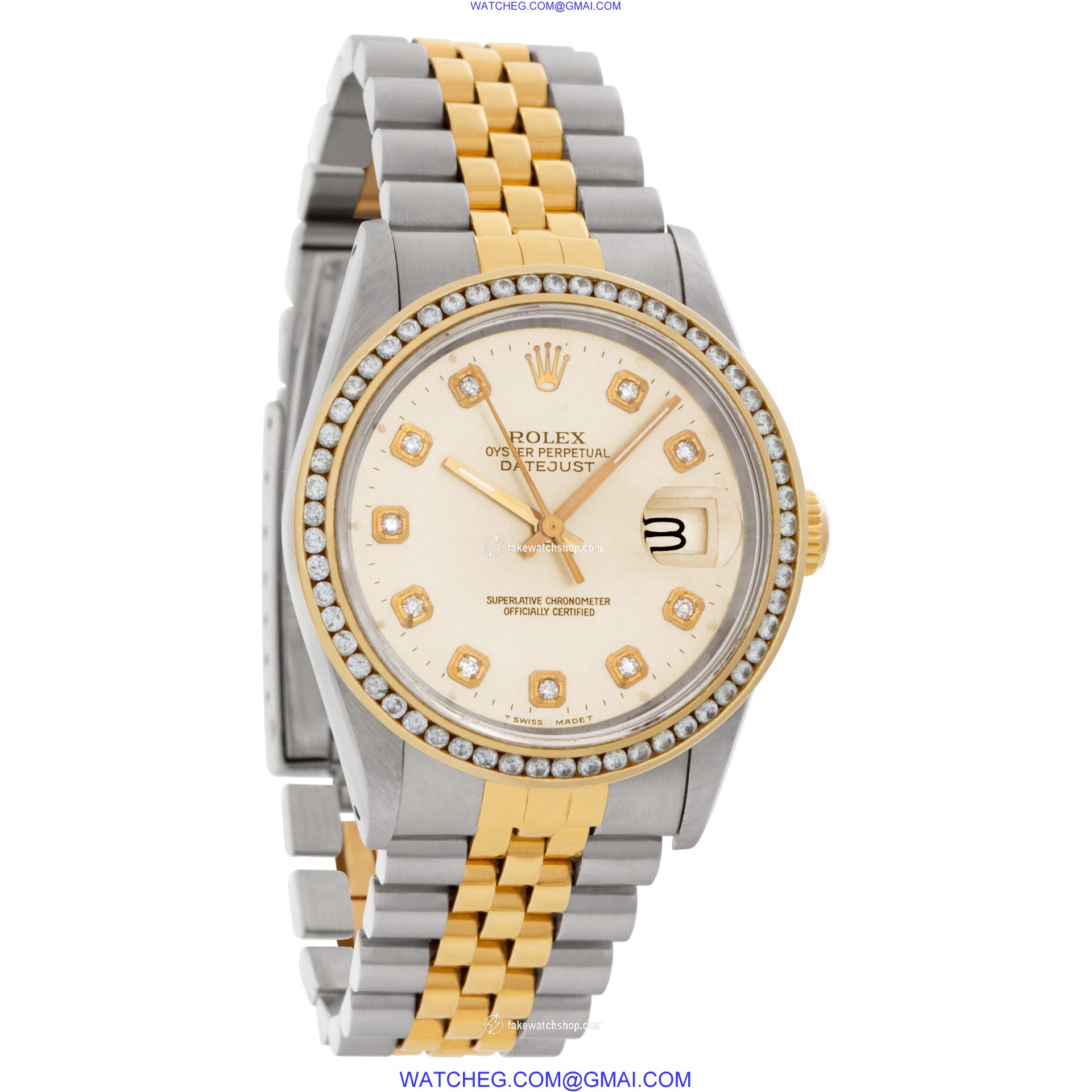 Rolex 16233 Datejust Automatic Unisex Stainless Steel 4