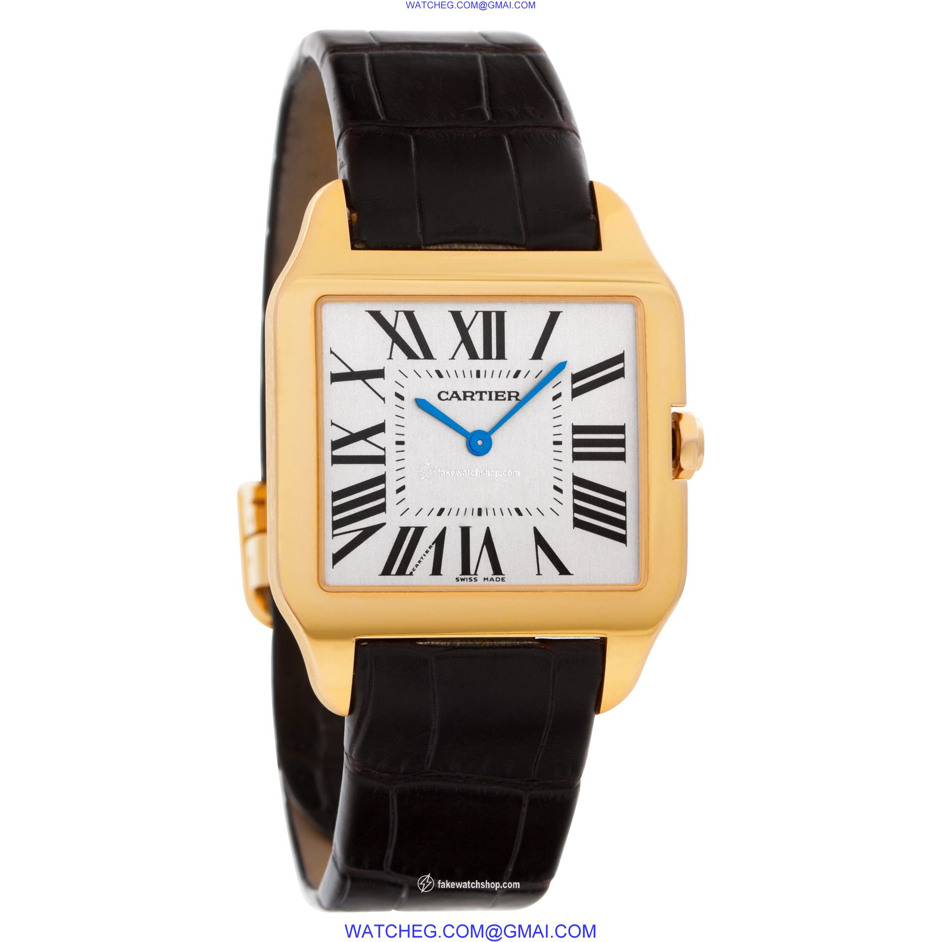 Cartier W2006951 Santos Dumont Manual Male 18k rose gold 4