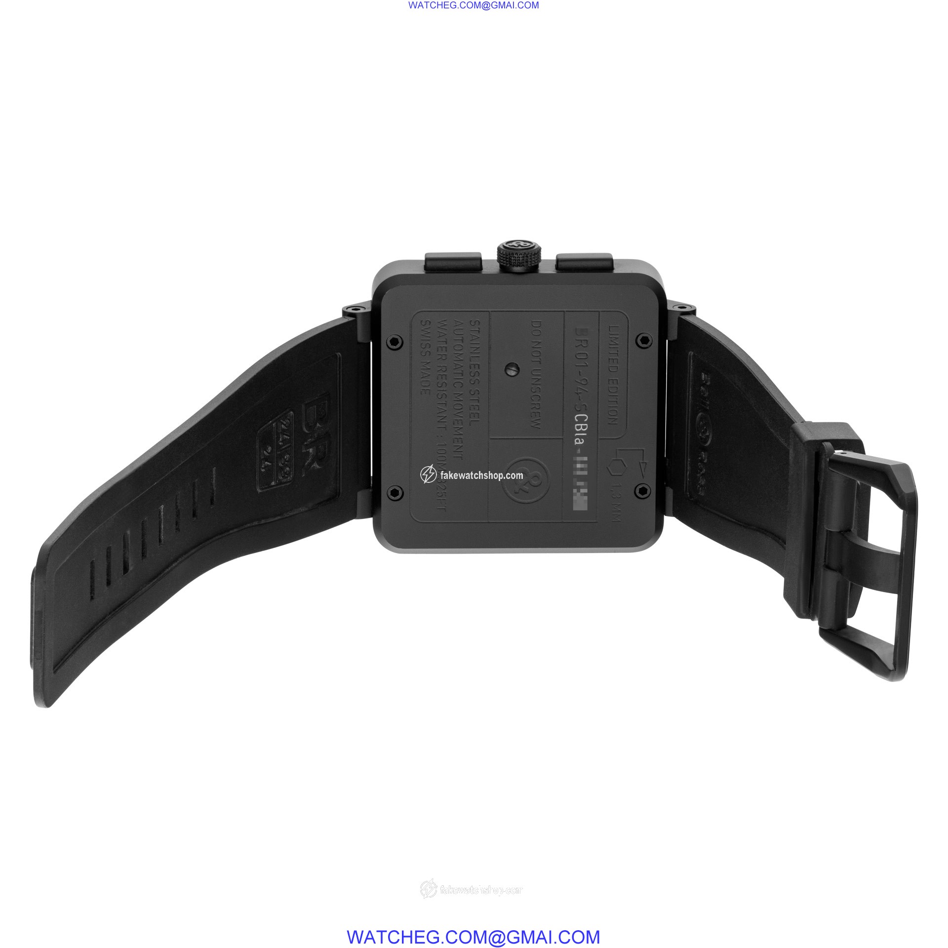 Bell & Ross BR01-94-S Chronograph Automatic Male PVD steel 4