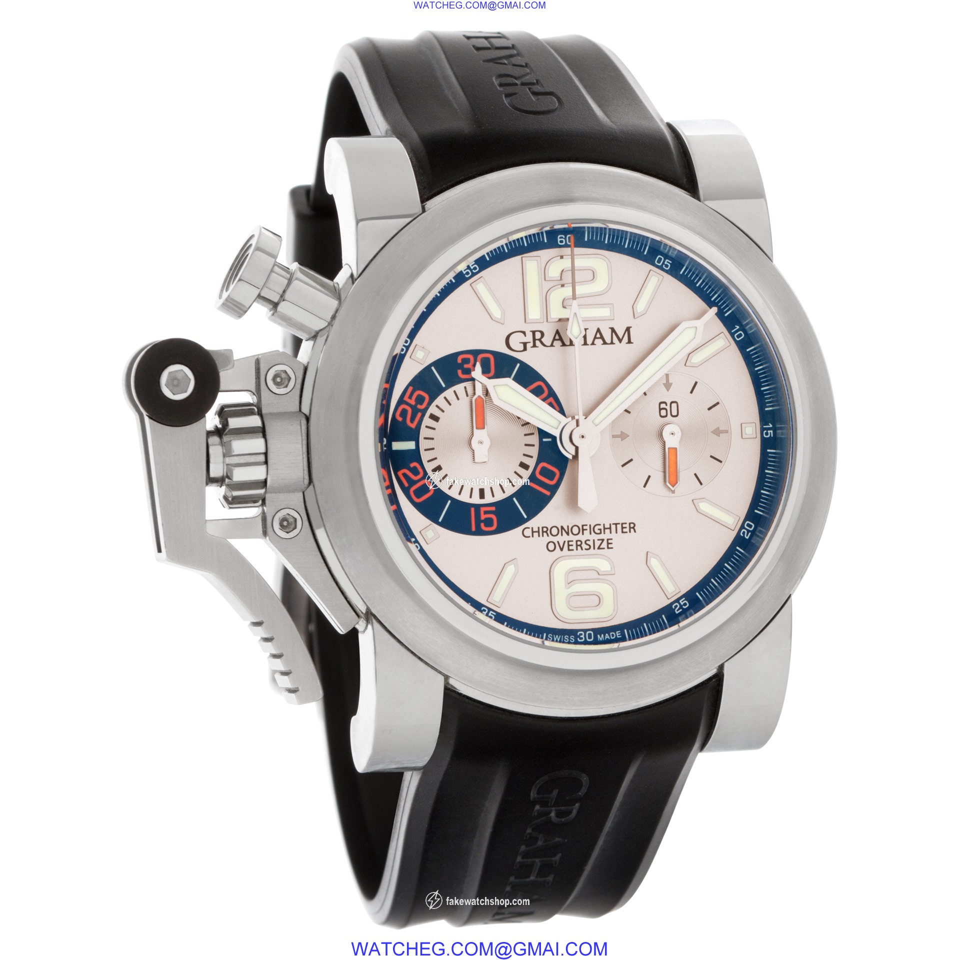 Graham 20VAS.S02A Chronofighter Automatic Male Stainless Steel 4