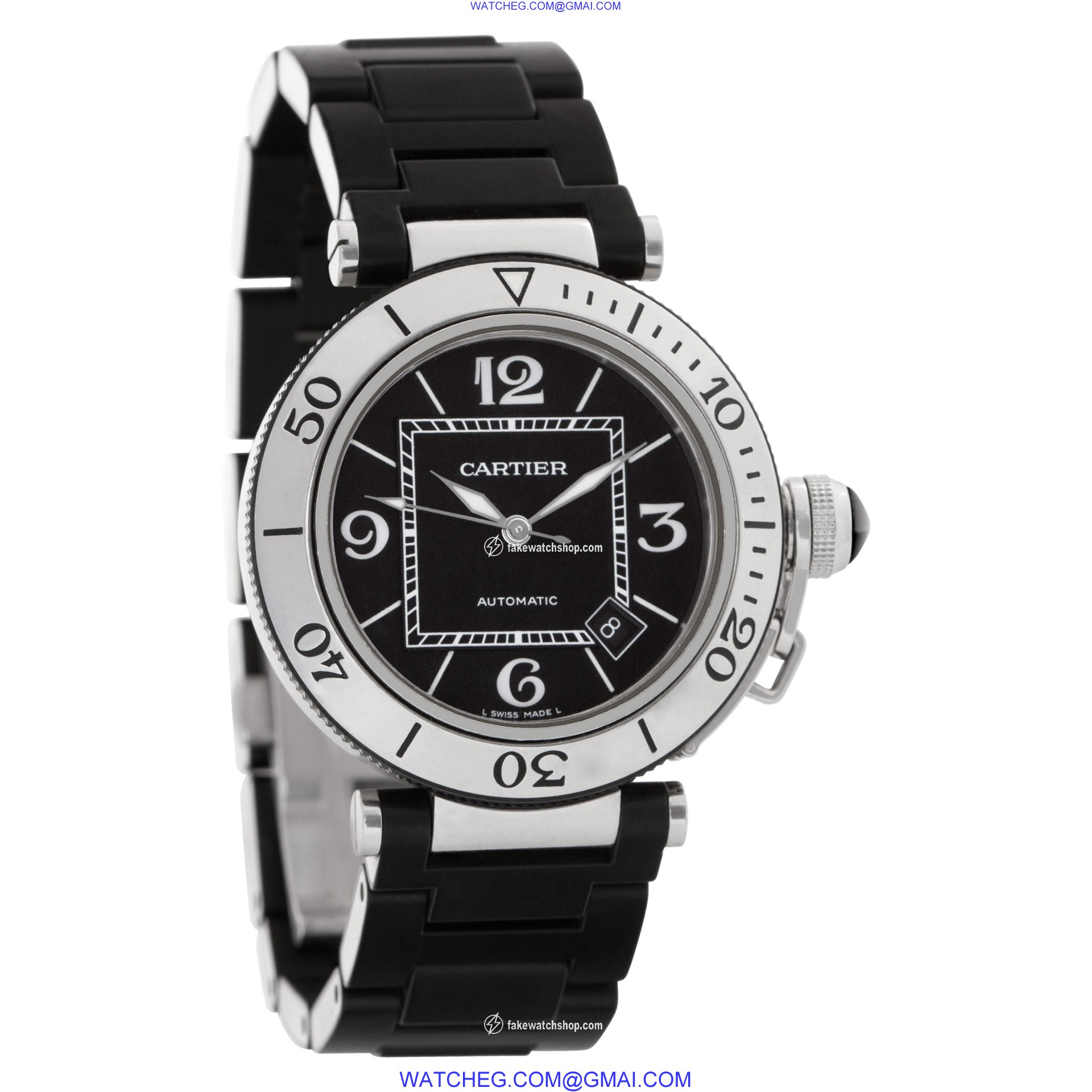 Cartier w31077U2 Pasha Seatimer Automatic Male Stainless Steel 4