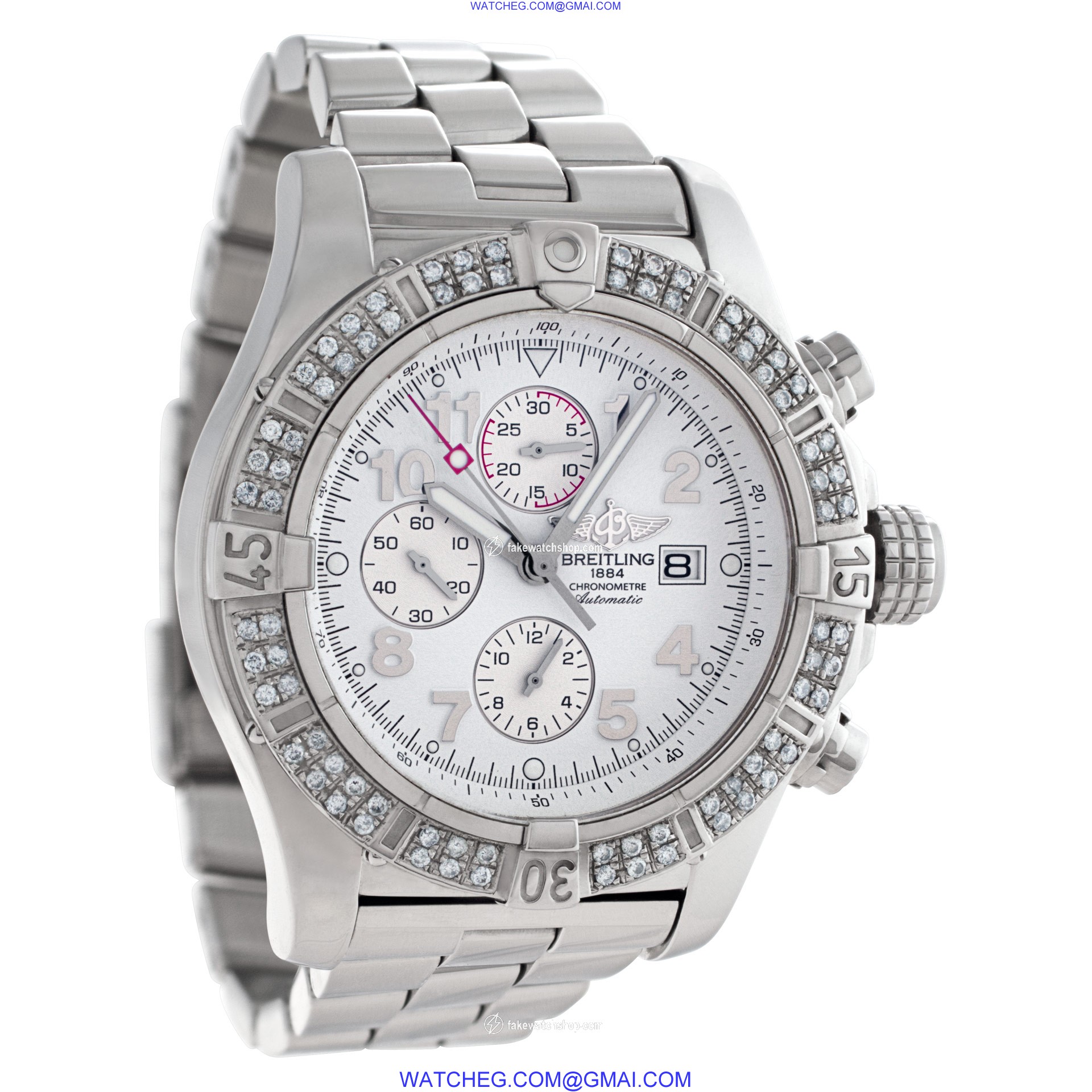Breitling a13370 Super Avenger Automatic Male Stainless Steel 4
