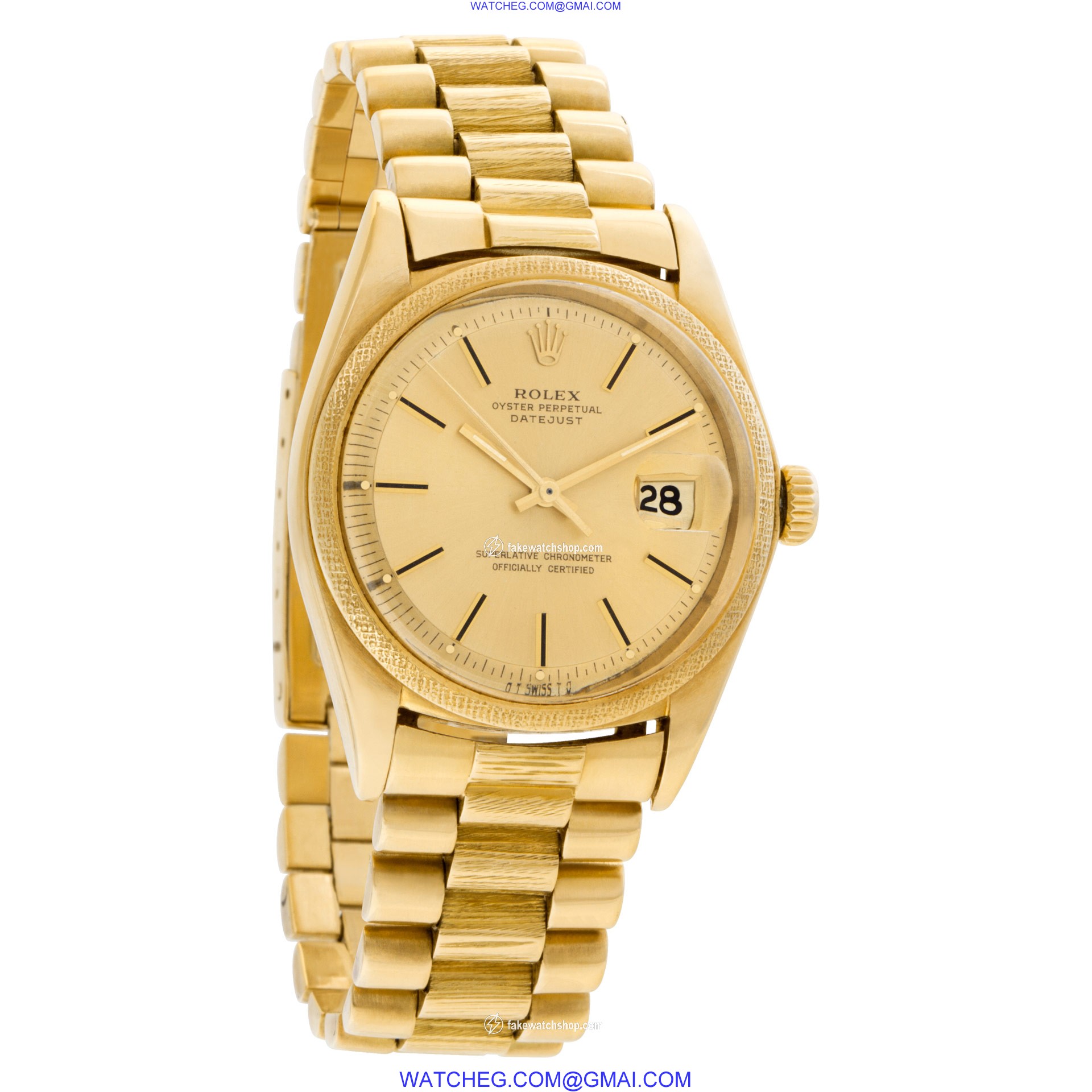 Rolex 1611 Datejust Automatic Male 18k yellow gold 4