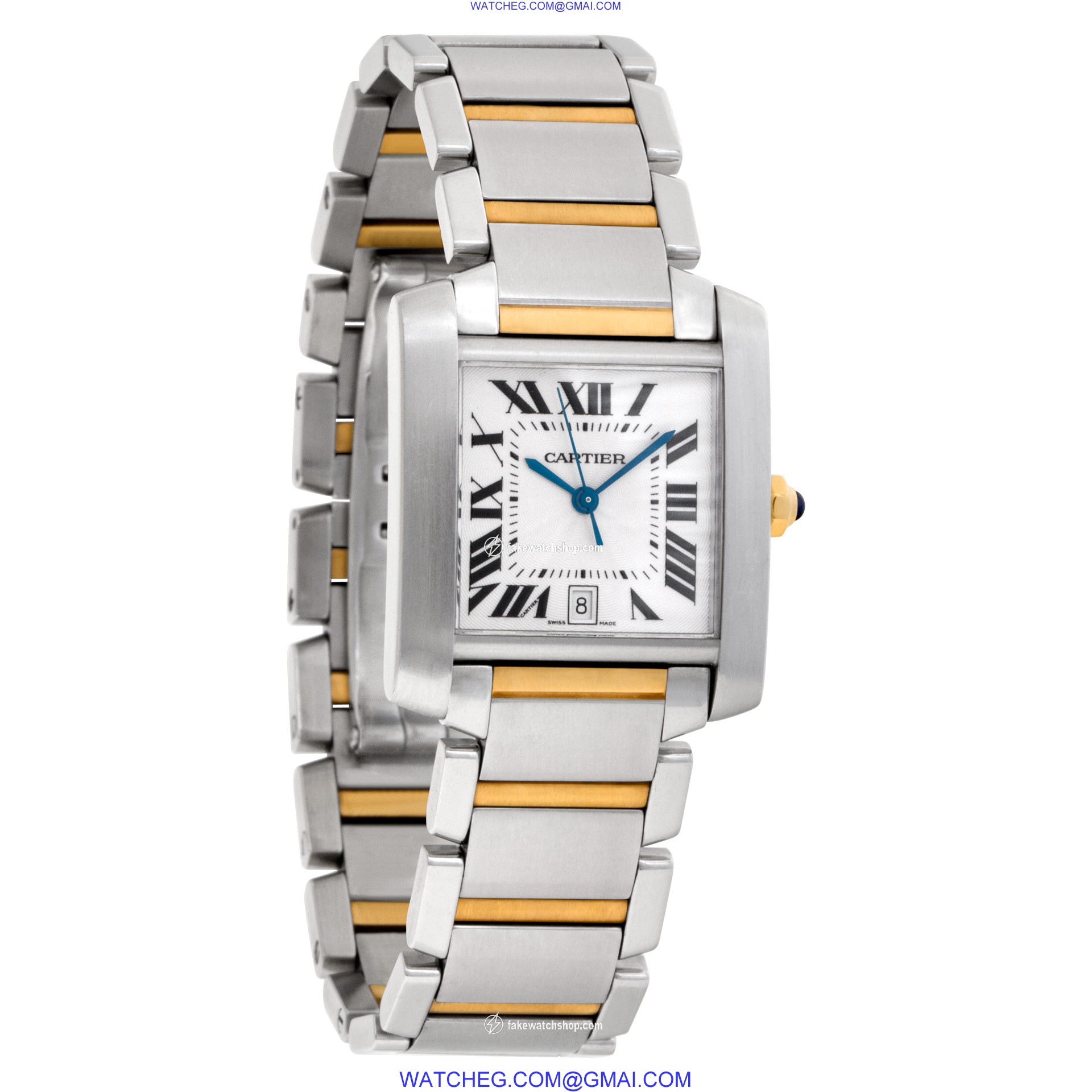 Cartier W51005Q4 Tank Francaise Automatic Unisex Stainless Steel 4