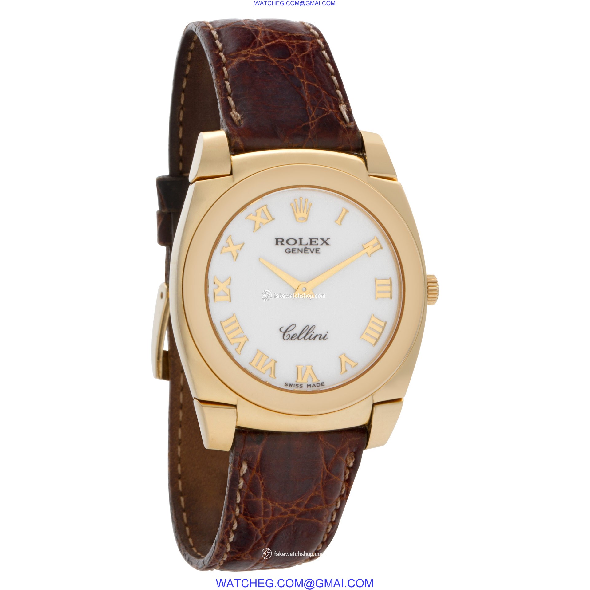 Rolex 5330/8 Cellini Cestello Quartz Male 18k yellow gold 4
