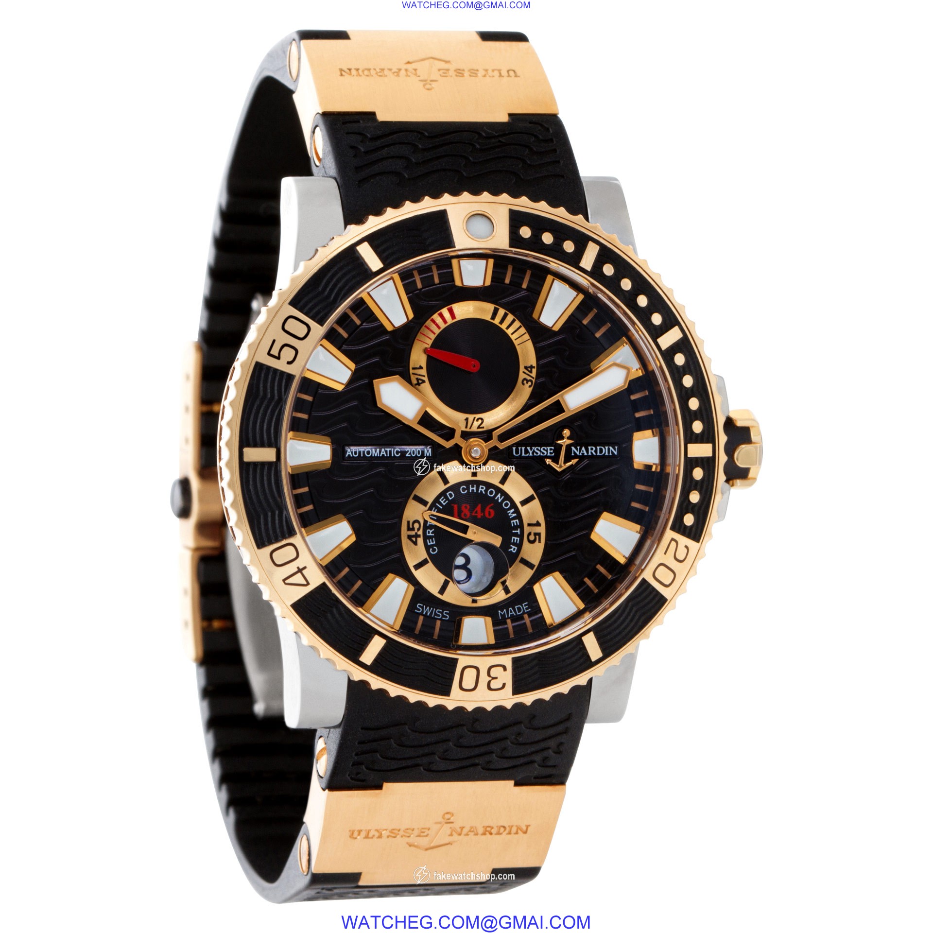 Ulysse Nardin 265-90 Maxi Marine Automatic Male Titanium 4