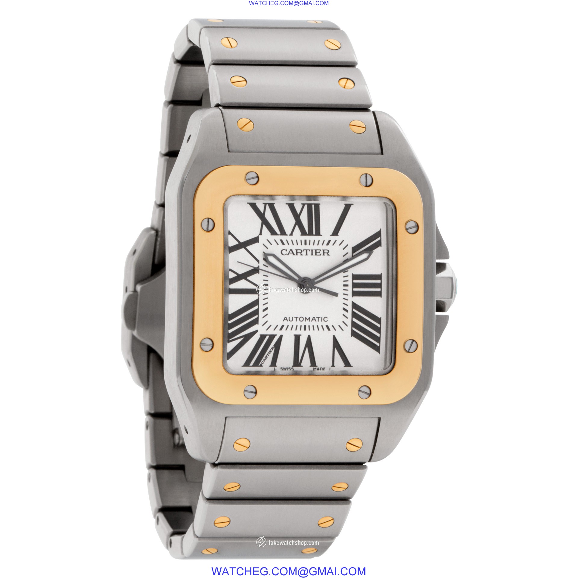 Cartier W200728G Santos 100 Automatic Male Stainless Steel 4