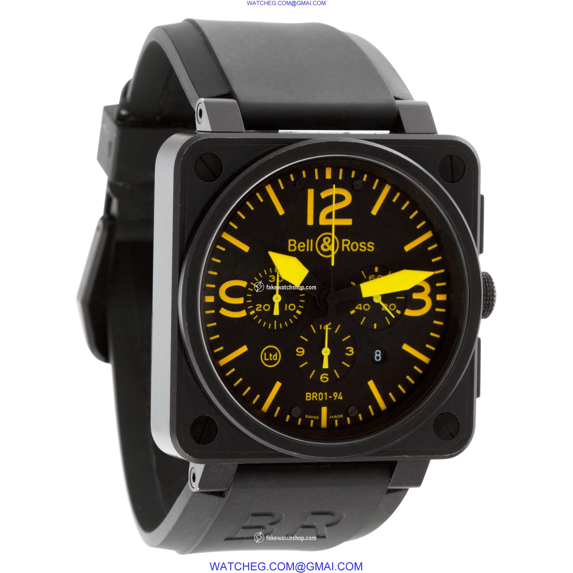 Bell & Ross BR01-94-S Aviation Automatic Male PVD steel 4
