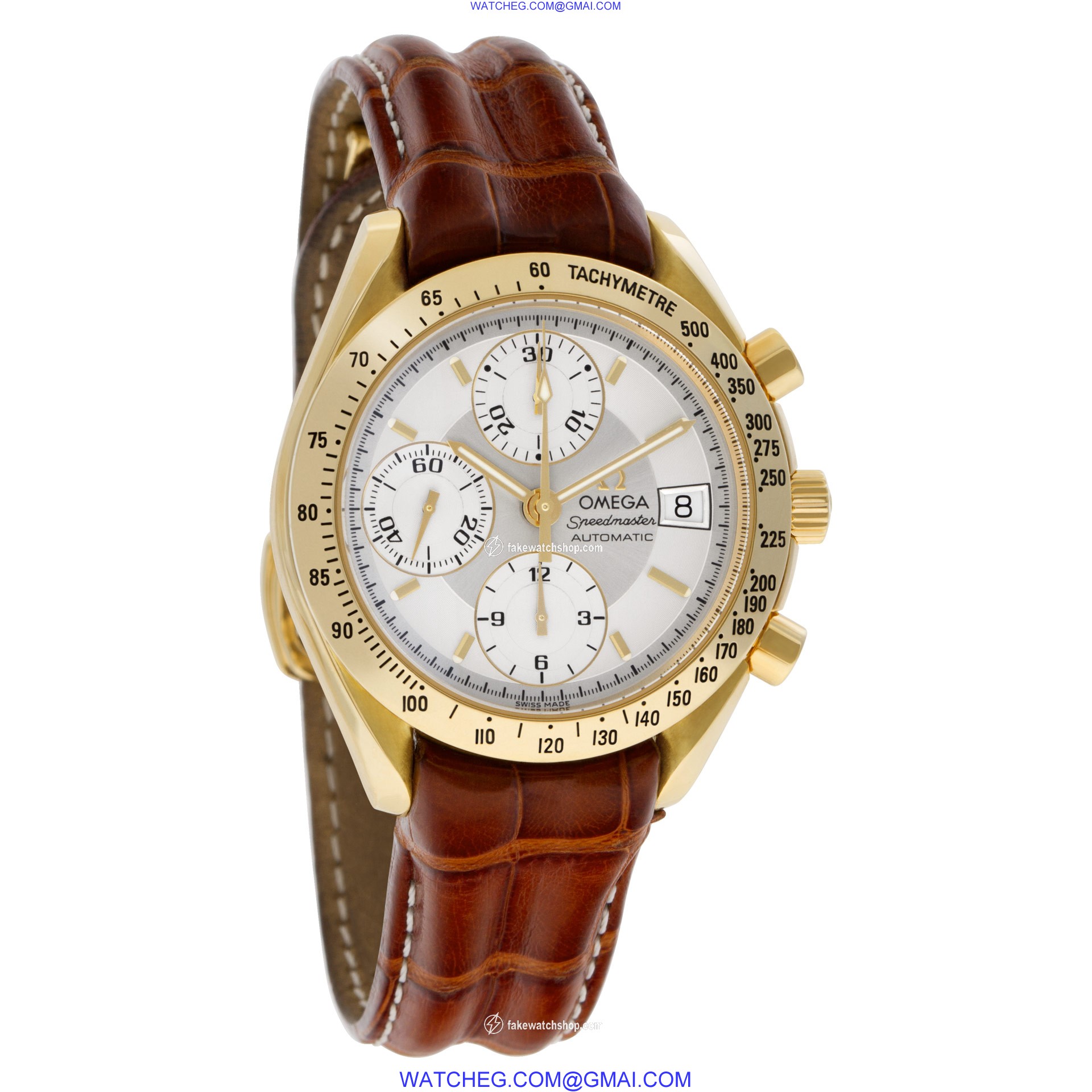 Omega 1750083 Speedmaster Automatic Male 18k yellow gold 4
