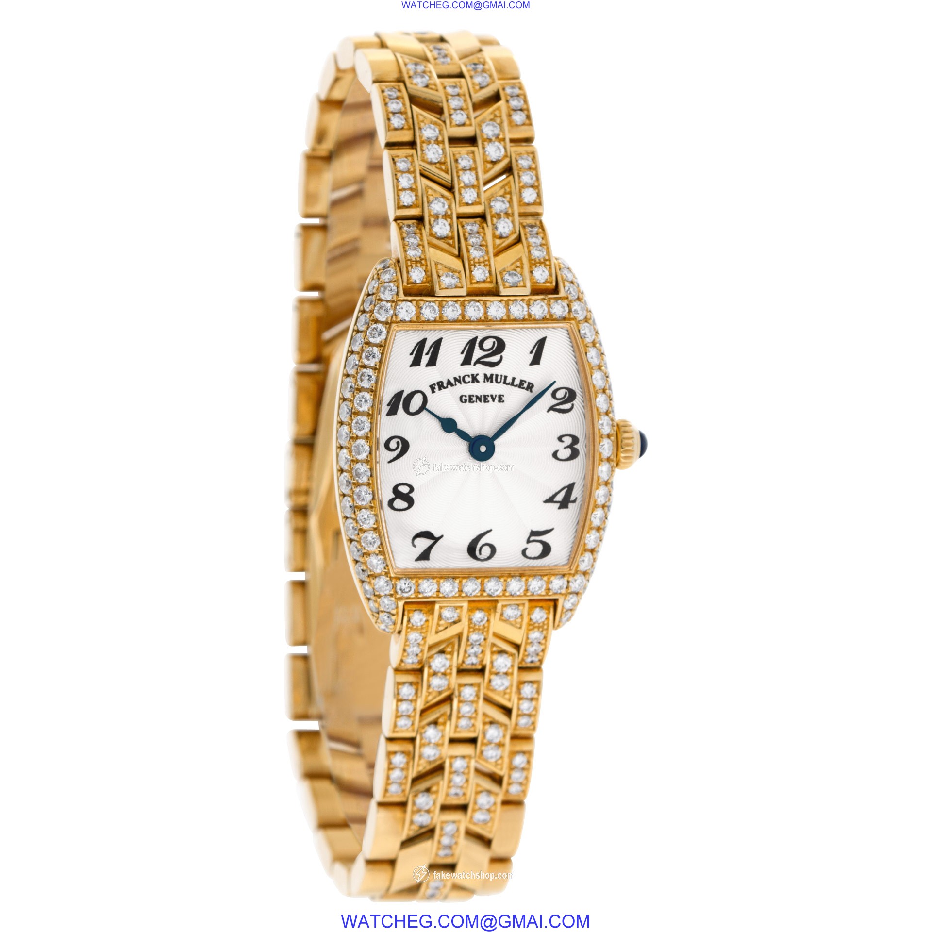 Franck Muller 2251 qz d Curvex Quartz Female 18k yellow gold 4