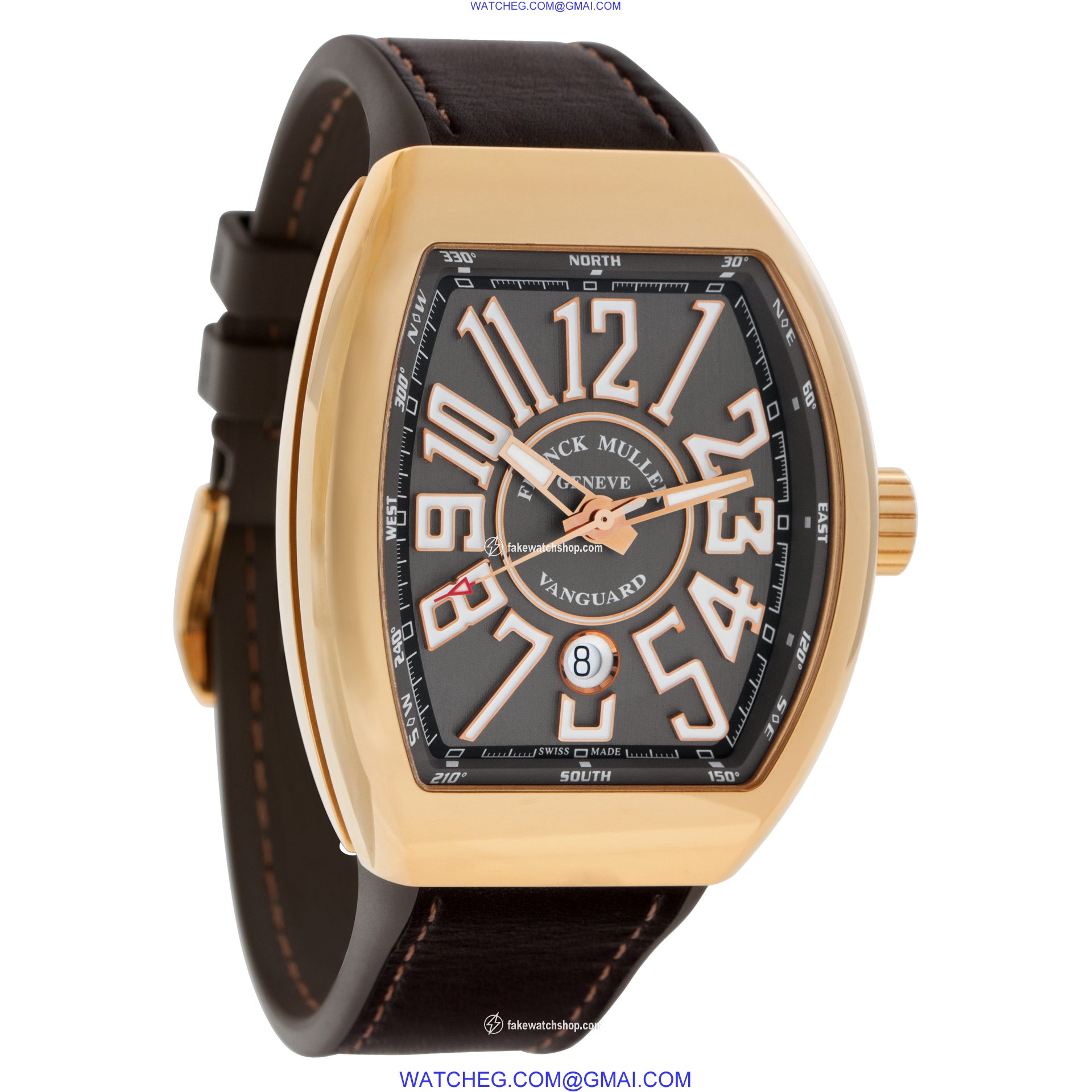 Franck Muller V 45 SC DT Vanguard Automatic Male 18k rose gold 4