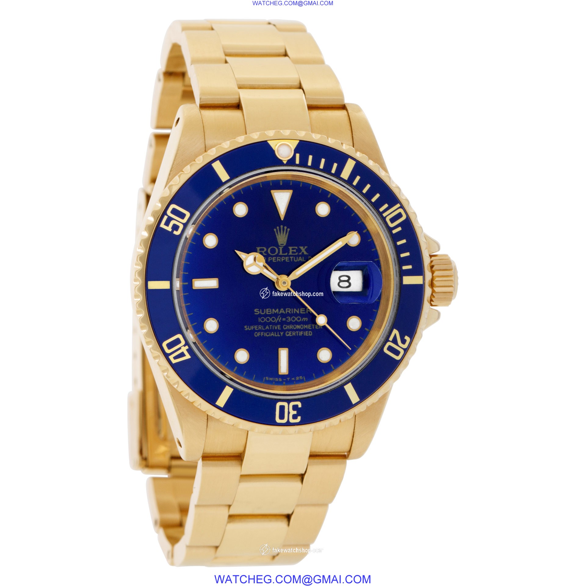 Rolex 16618 Submariner Automatic Male 18k yellow gold 4
