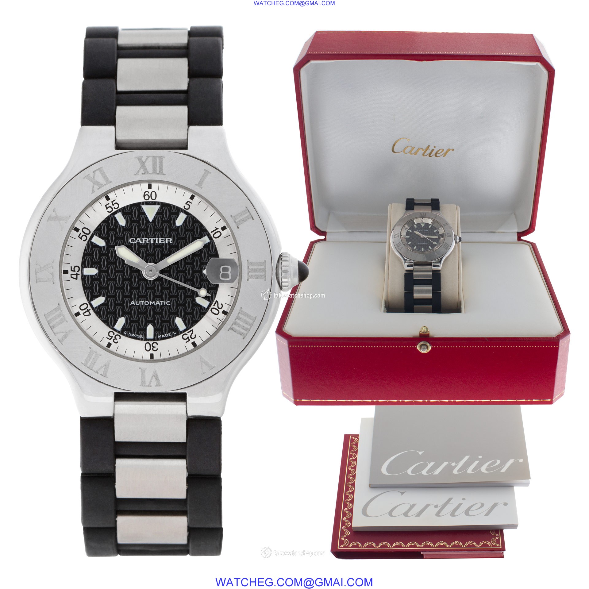 Cartier w10147u2 Autoscaph Automatic Unisex Stainless Steel 4