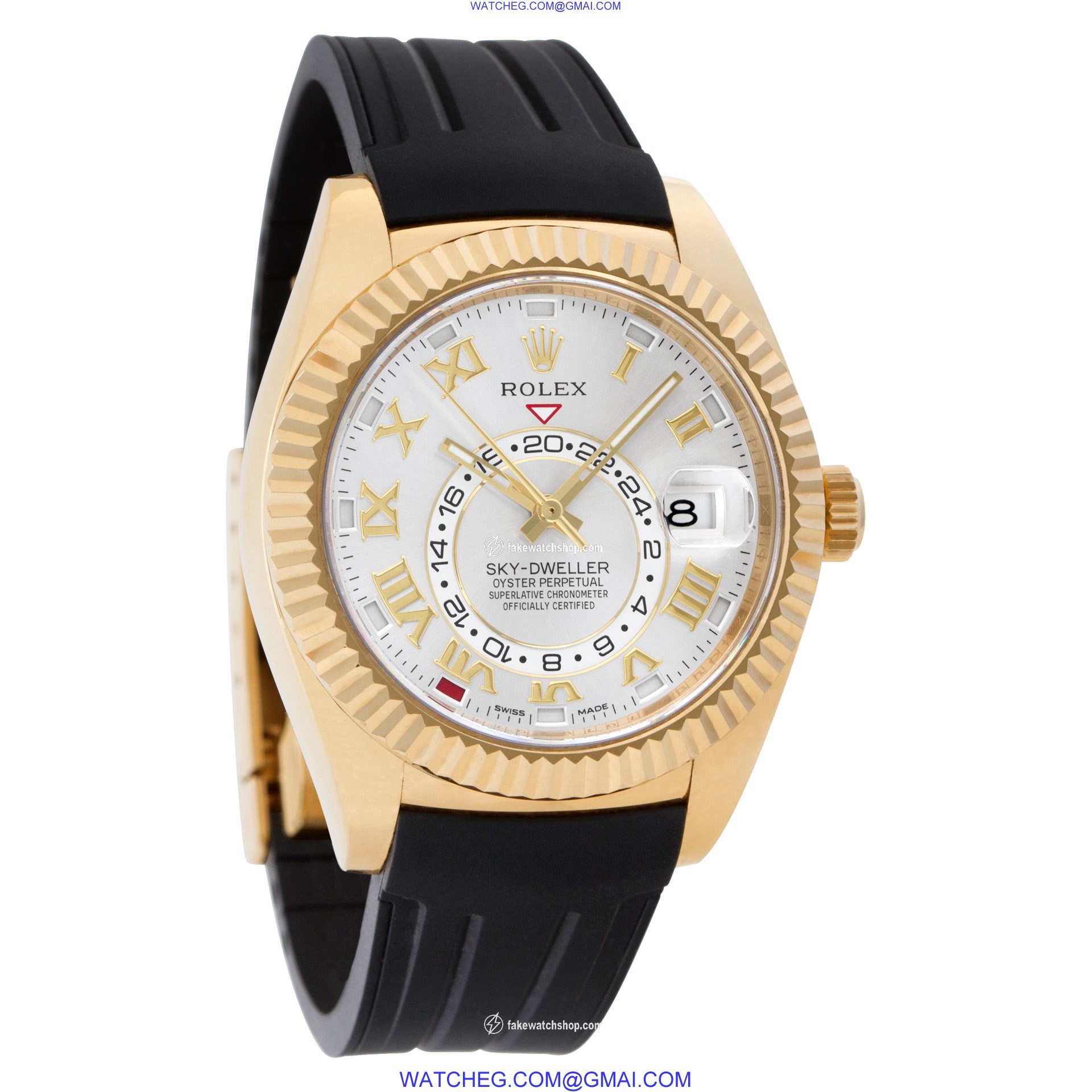 Rolex 326138 Sky-Dweller Automatic Male 18k Yellow Gold 4