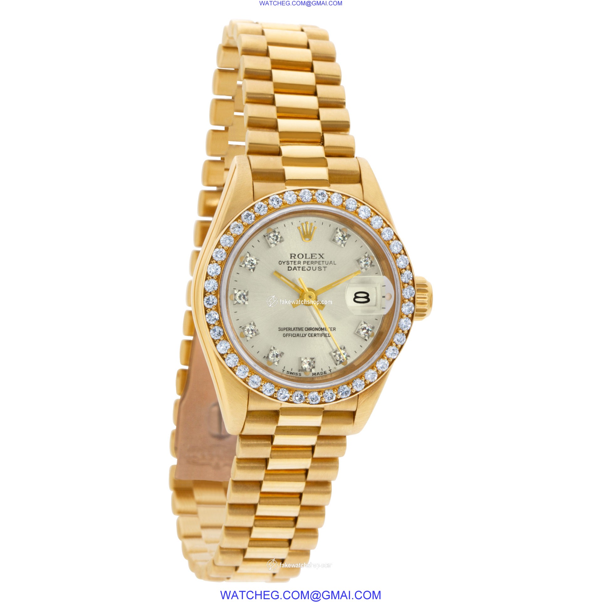 Rolex 69138 Datejust Automatic Female 18k yellow gold 4