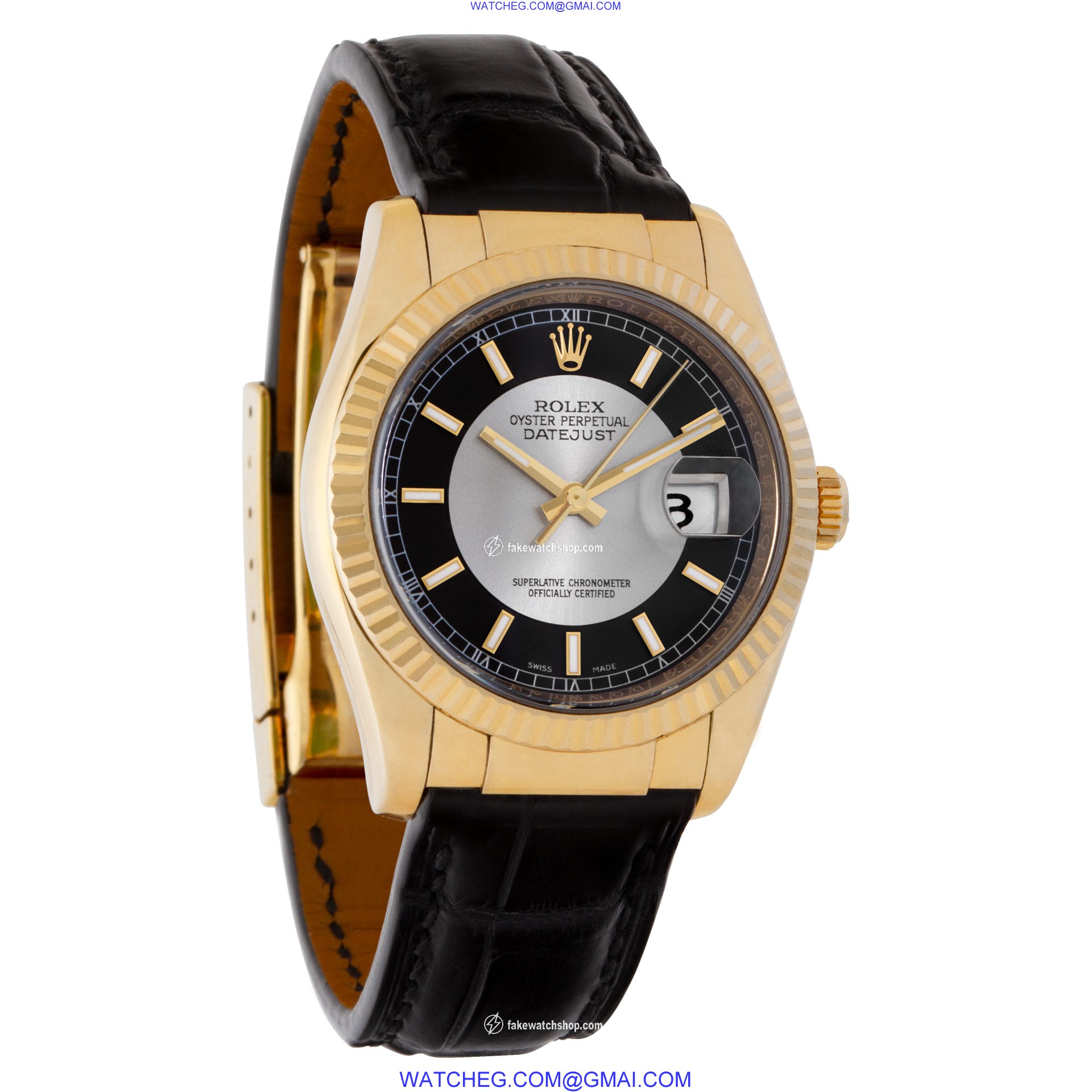 Rolex 116138 Datejust Automatic Male 18k yellow gold 4