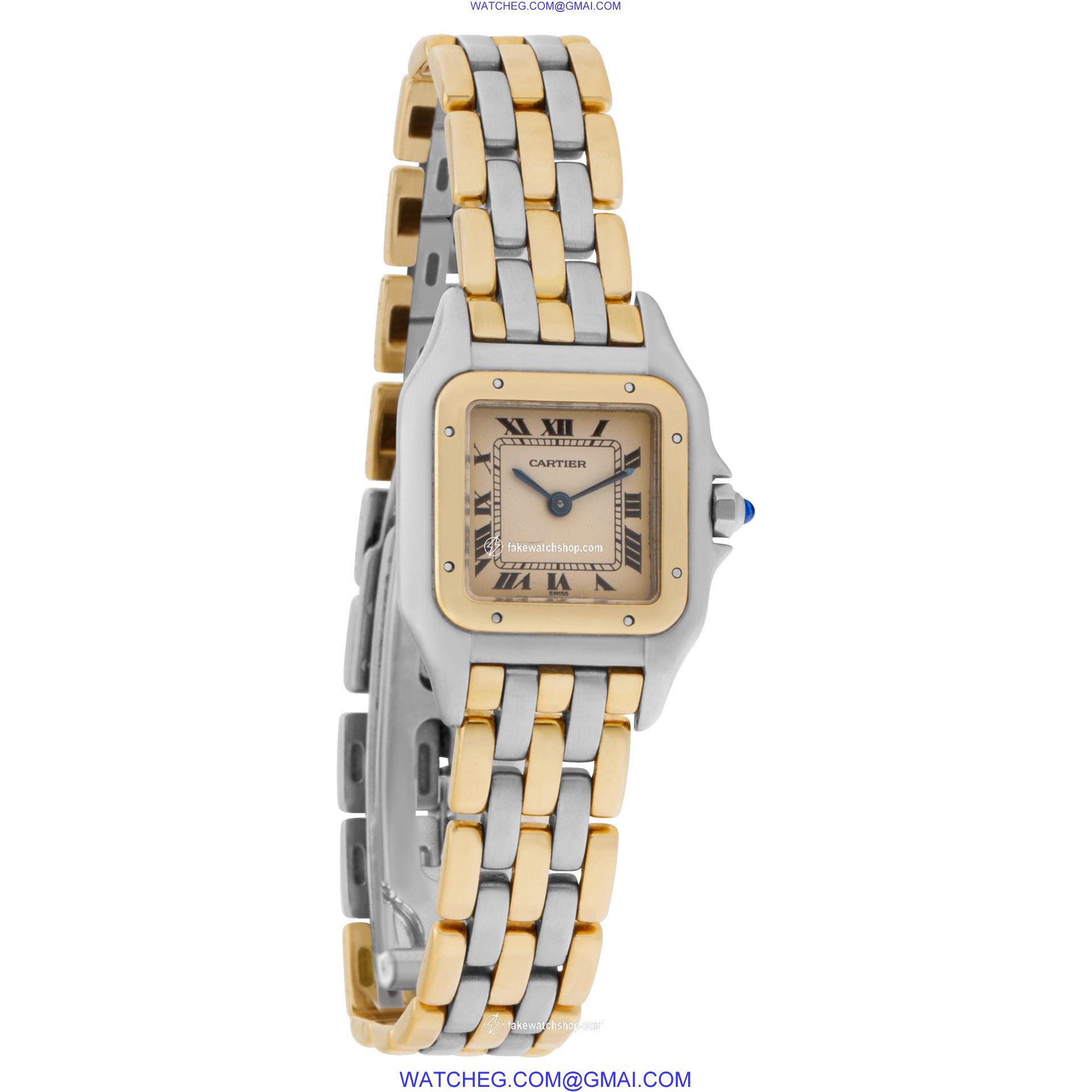 Cartier W25029B6 Panthere Quartz Female 18k gold & Stainless Steel 4