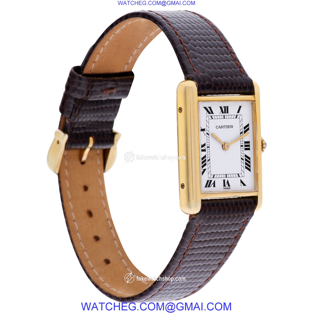 Cartier Cartier 1455 Tank Vermeil Manual Unisex Vermeil 4