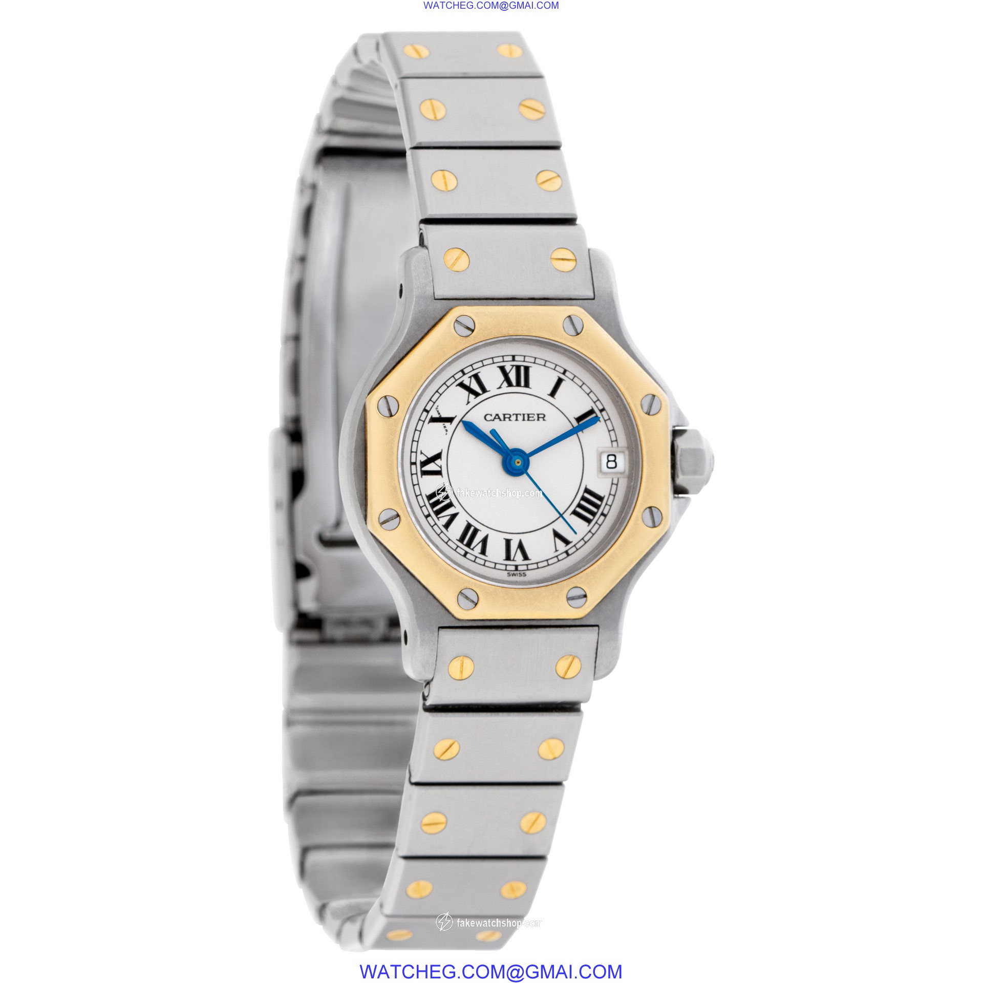 Cartier 187903 Santos Quartz Female Stainless Steel 4