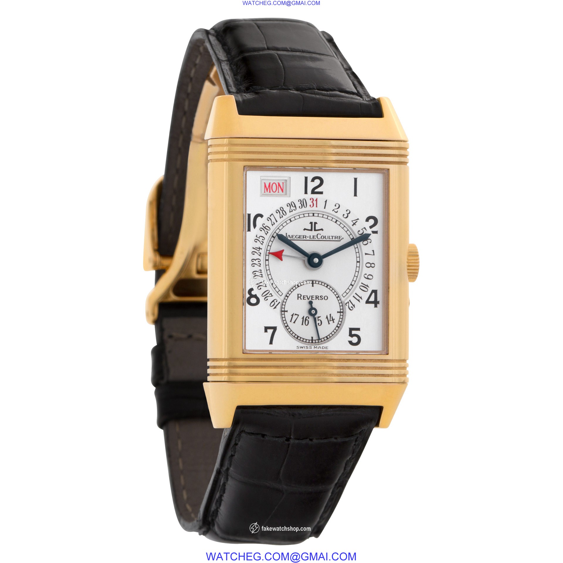 Jaeger LeCoultre 270.236 Reverso Manual Male 18k rose gold 4