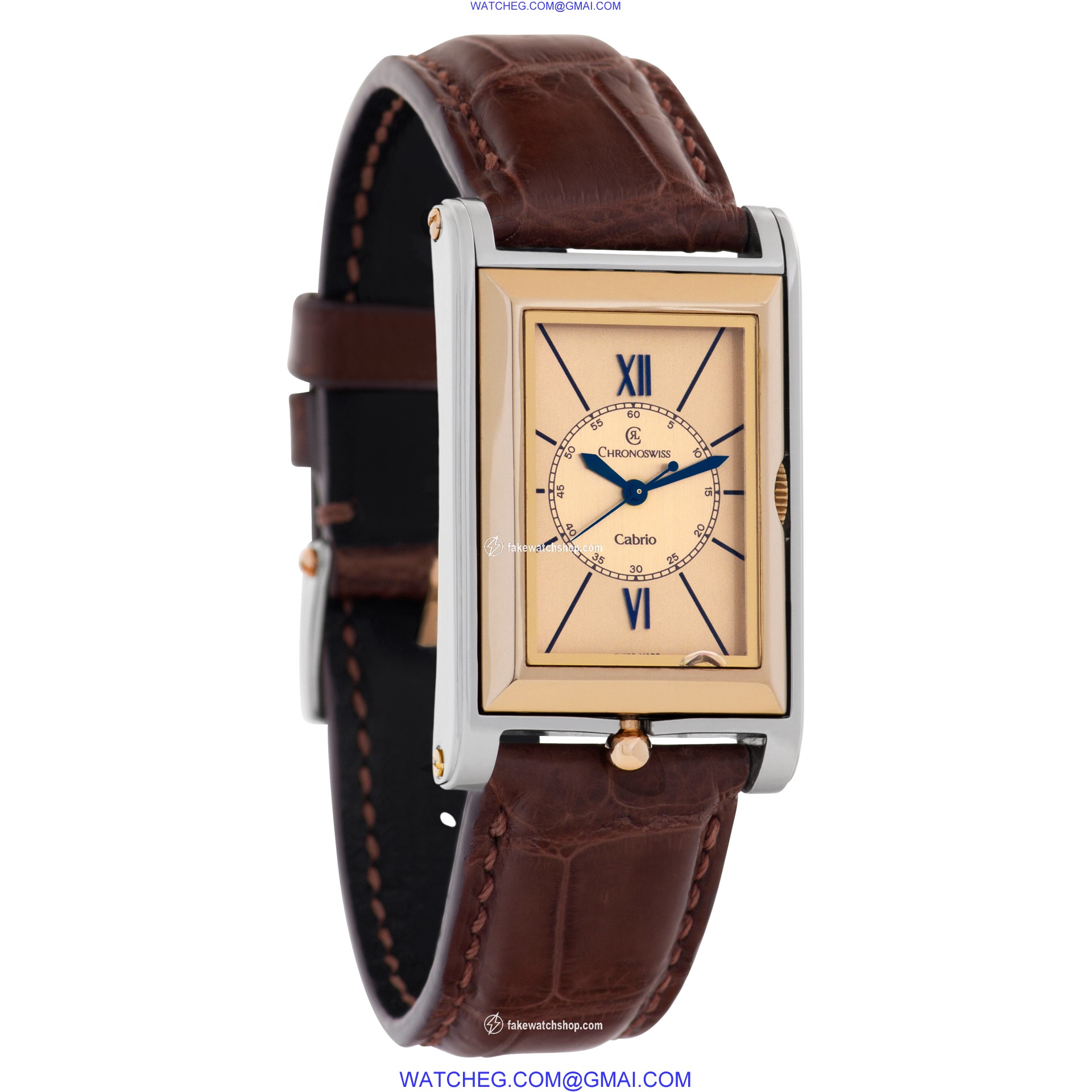 Chronoswiss ch2672 Cabrio Automatic Male 18k rose gold & stainless steel 4