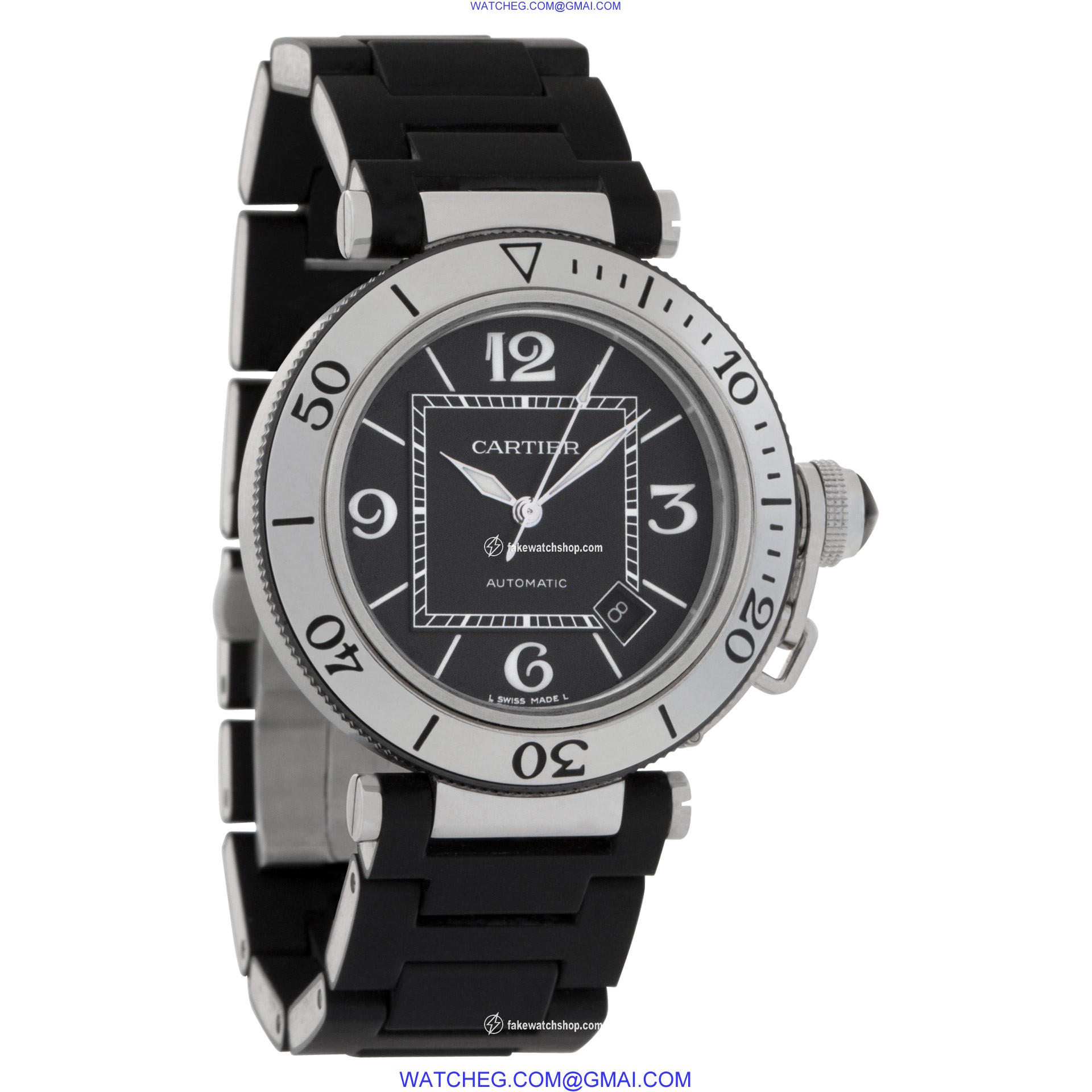 Cartier W31077U2 Pasha Seatimer Automatic Male Stainless Steel 4