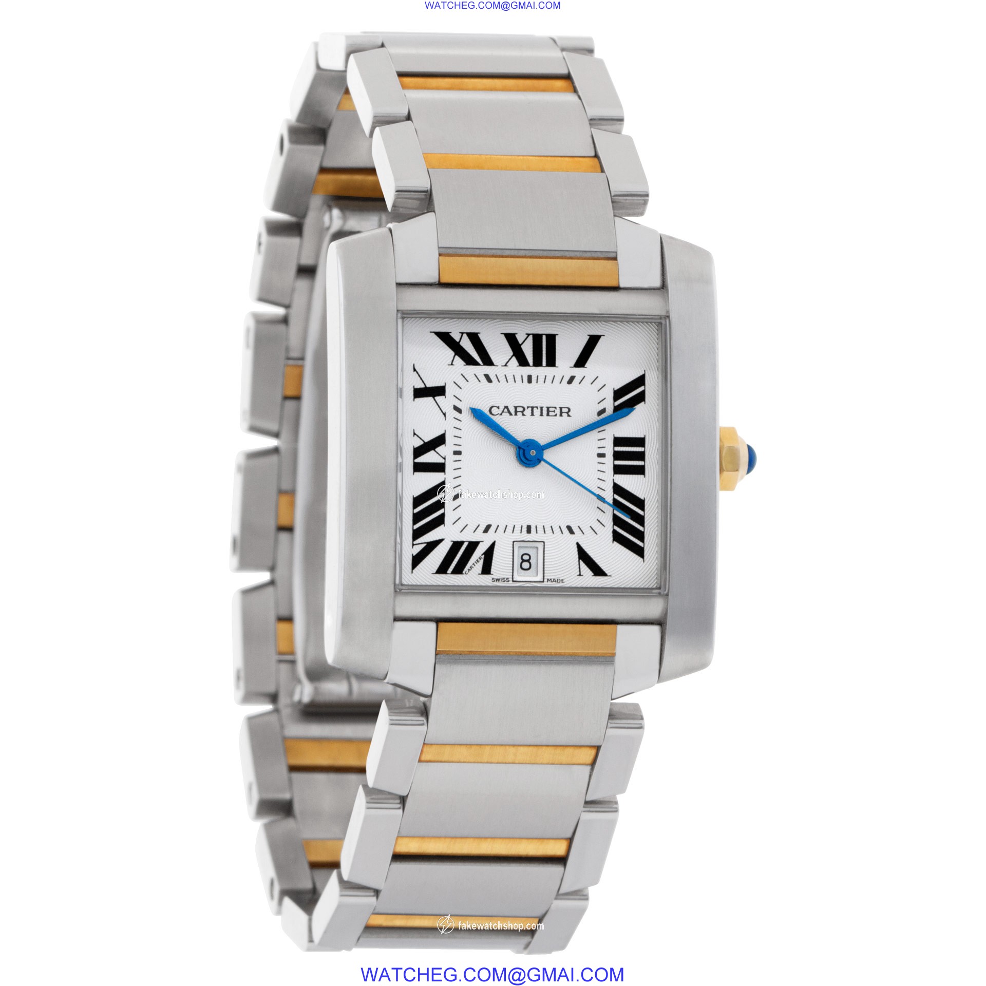 Cartier W51005Q4 Tank Francaise Automatic Unisex Stainless Steel 4