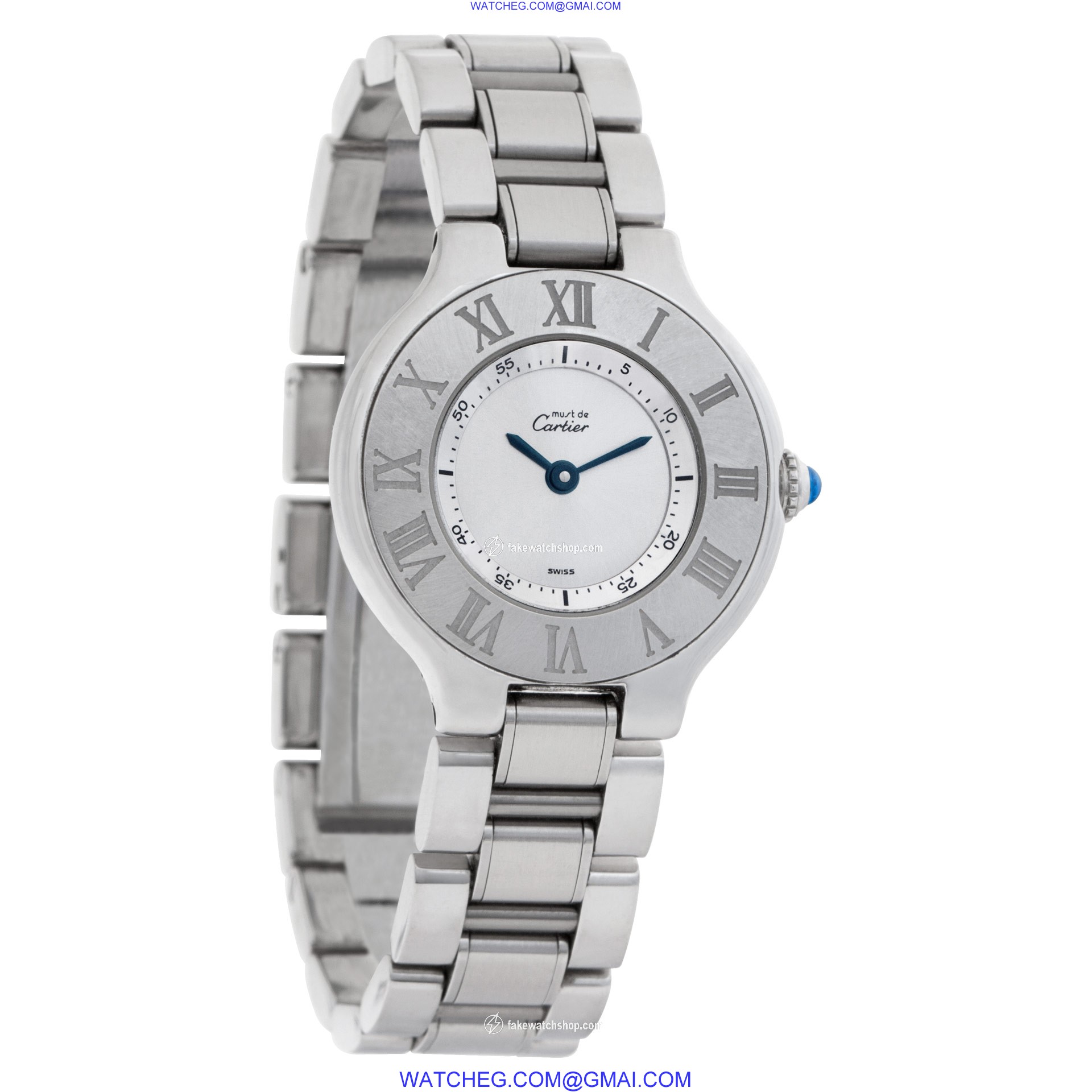 Cartier 1340 21 Quartz Female Stainless Steel 4