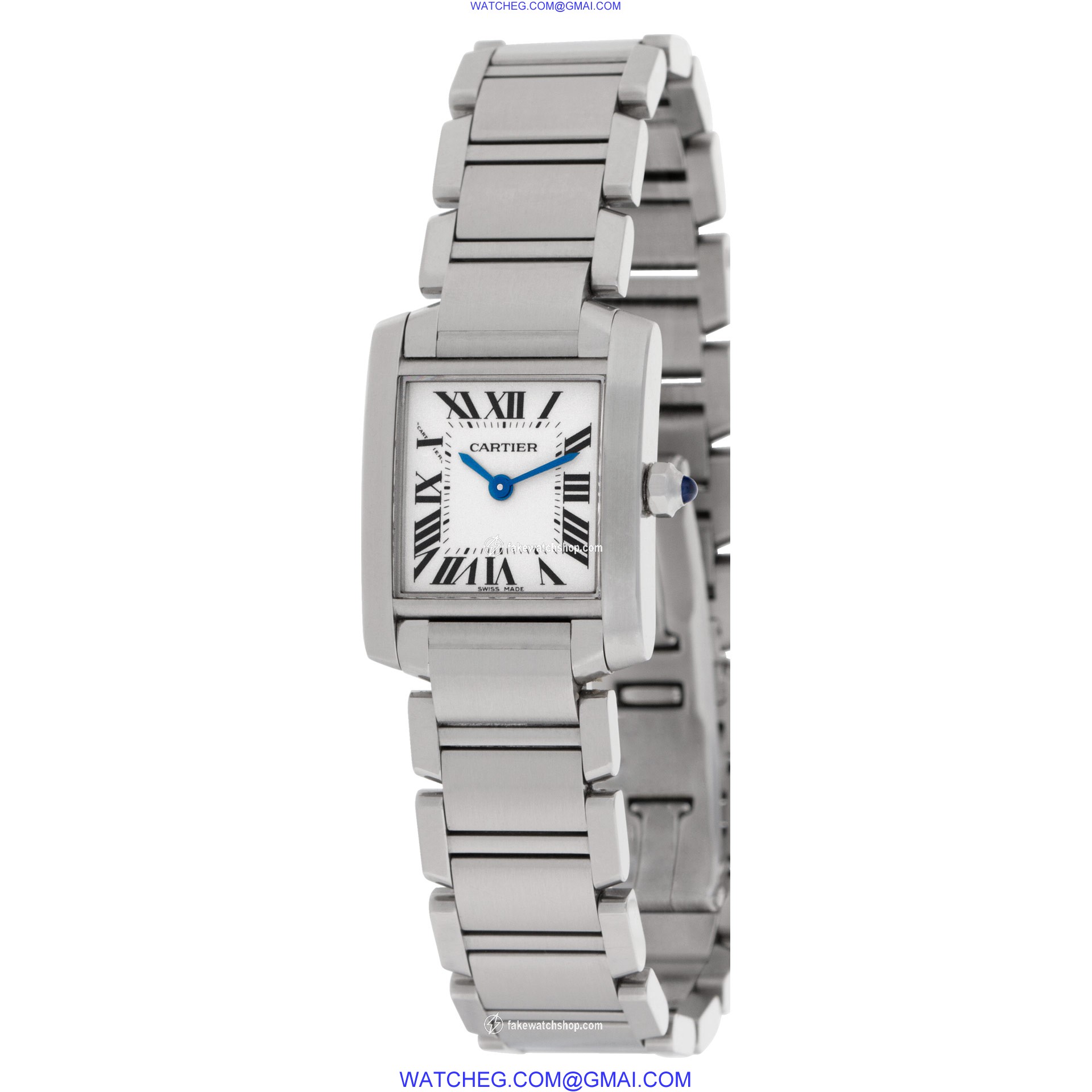 Cartier W51008Q3 Tank Francaise Quartz Female Stainless Steel 4