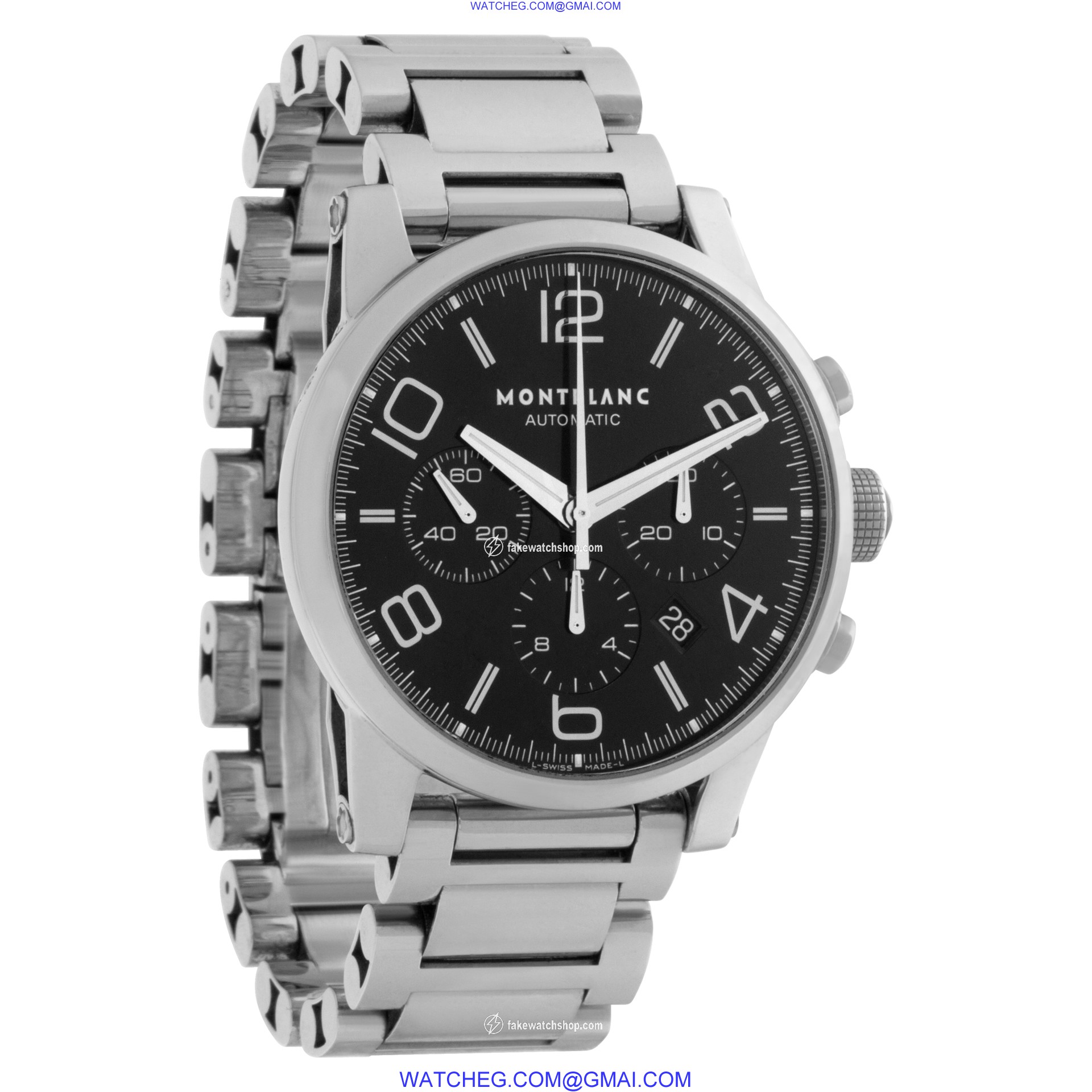 MontBlanc 7069 TimeWalker Automatic Male Stainless Steel 4