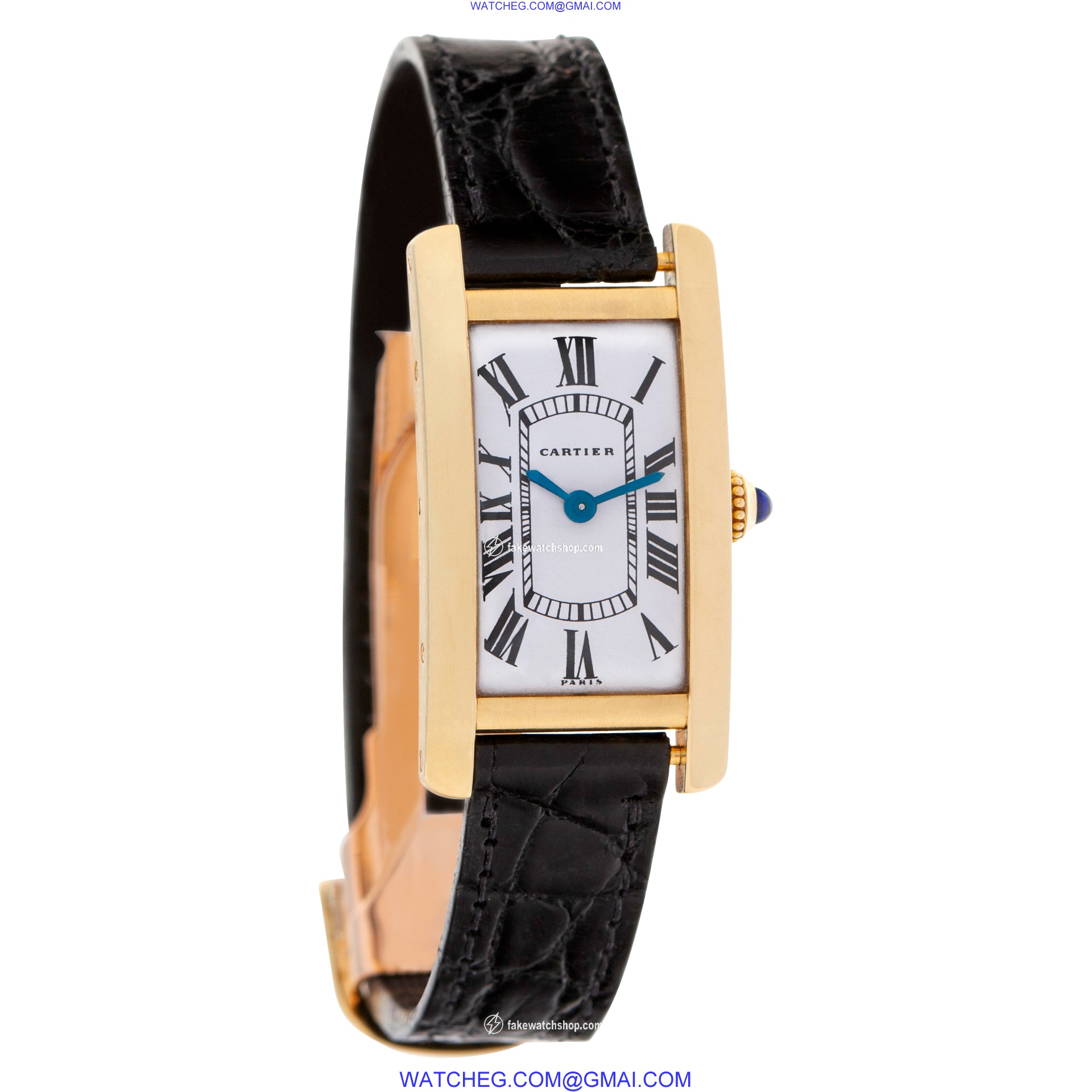 Cartier Cartier 1484 Tank Americaine Manual Female 18k yellow gold 4