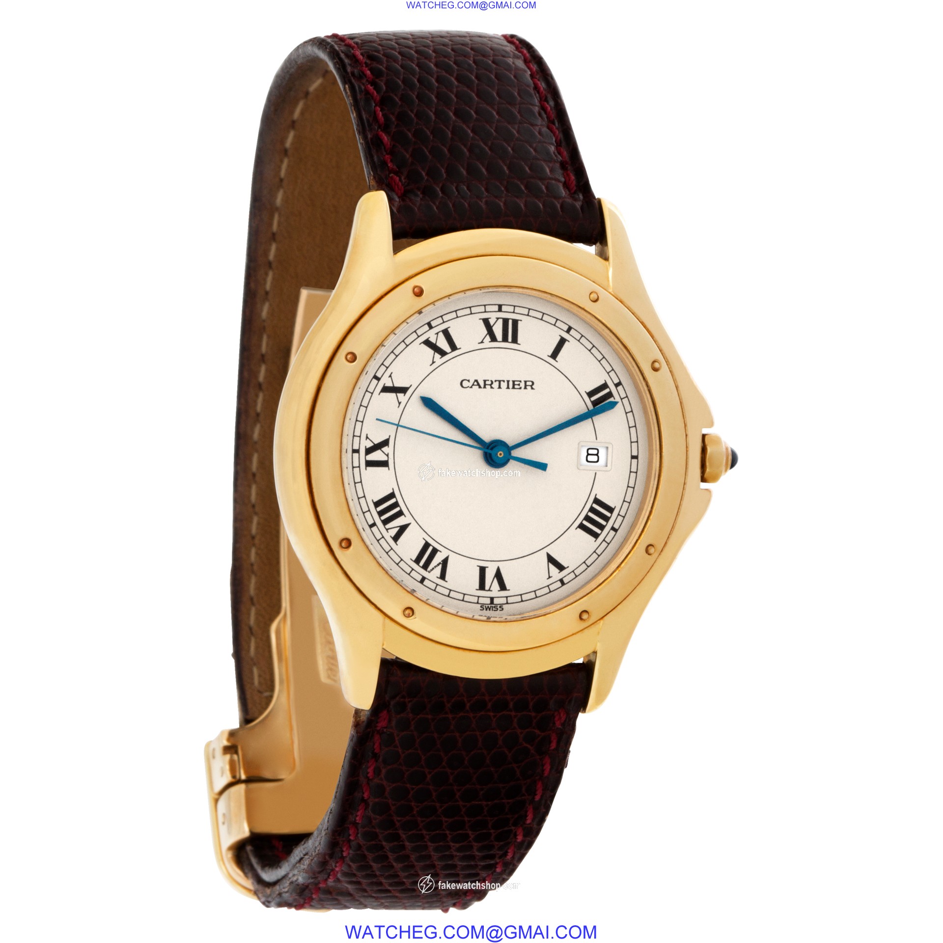 Cartier 116000R Cougar Quartz Unisex 18k yellow gold 4