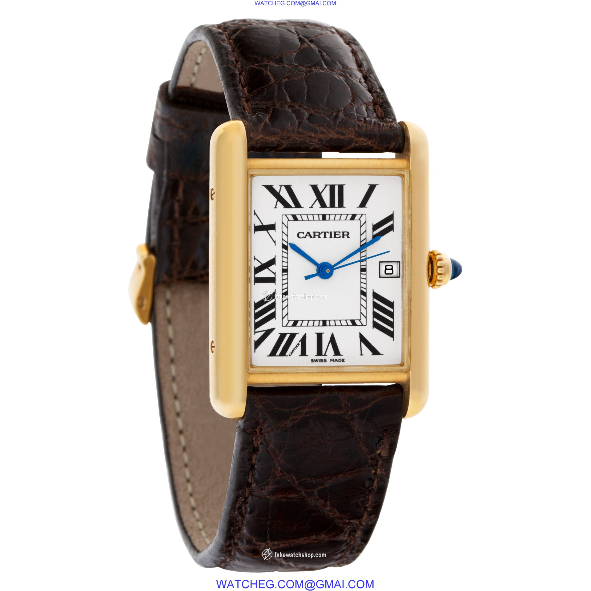 Cartier W1529756 Tank Louis Cartier Quartz Unisex 18k yellow gold 4