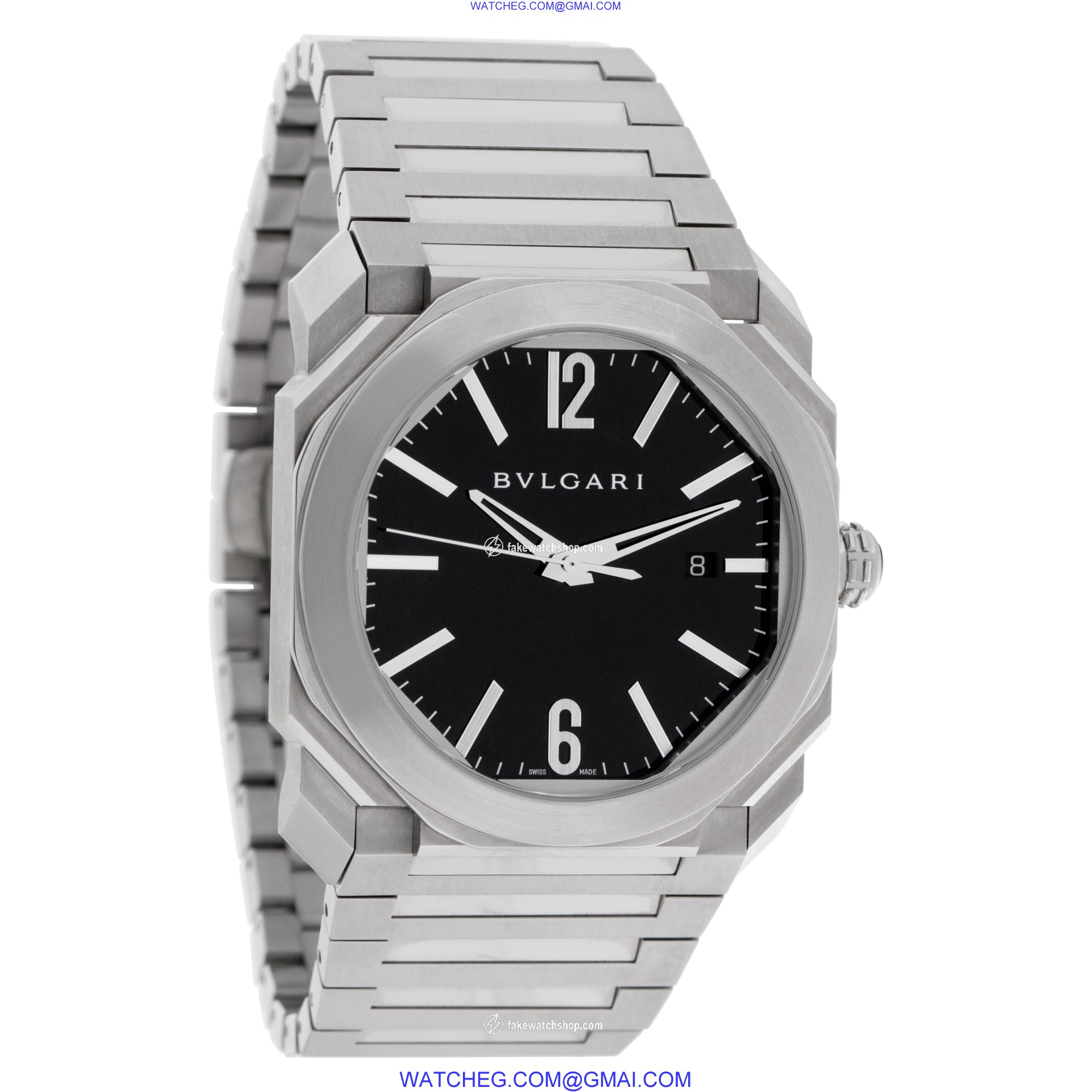 Bvlgari 102031 BGO 41 S Octo L Originale Automatic Male Stainless Steel 4